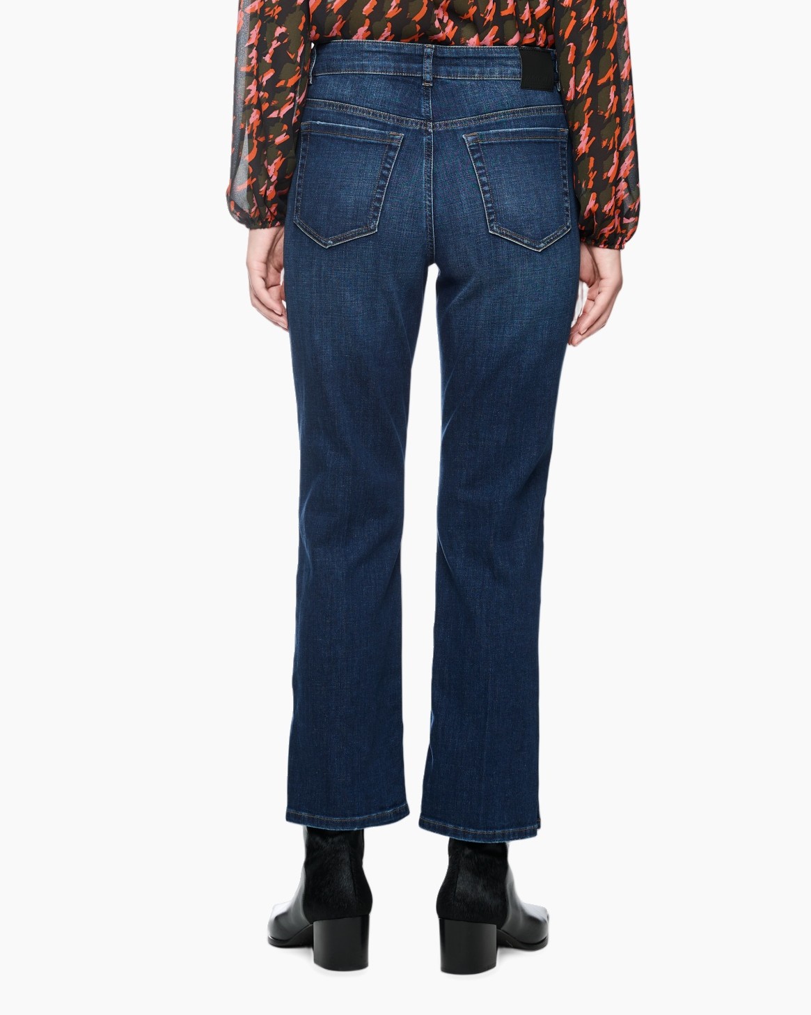 jeans, flare, mid-rise, denim, blauw