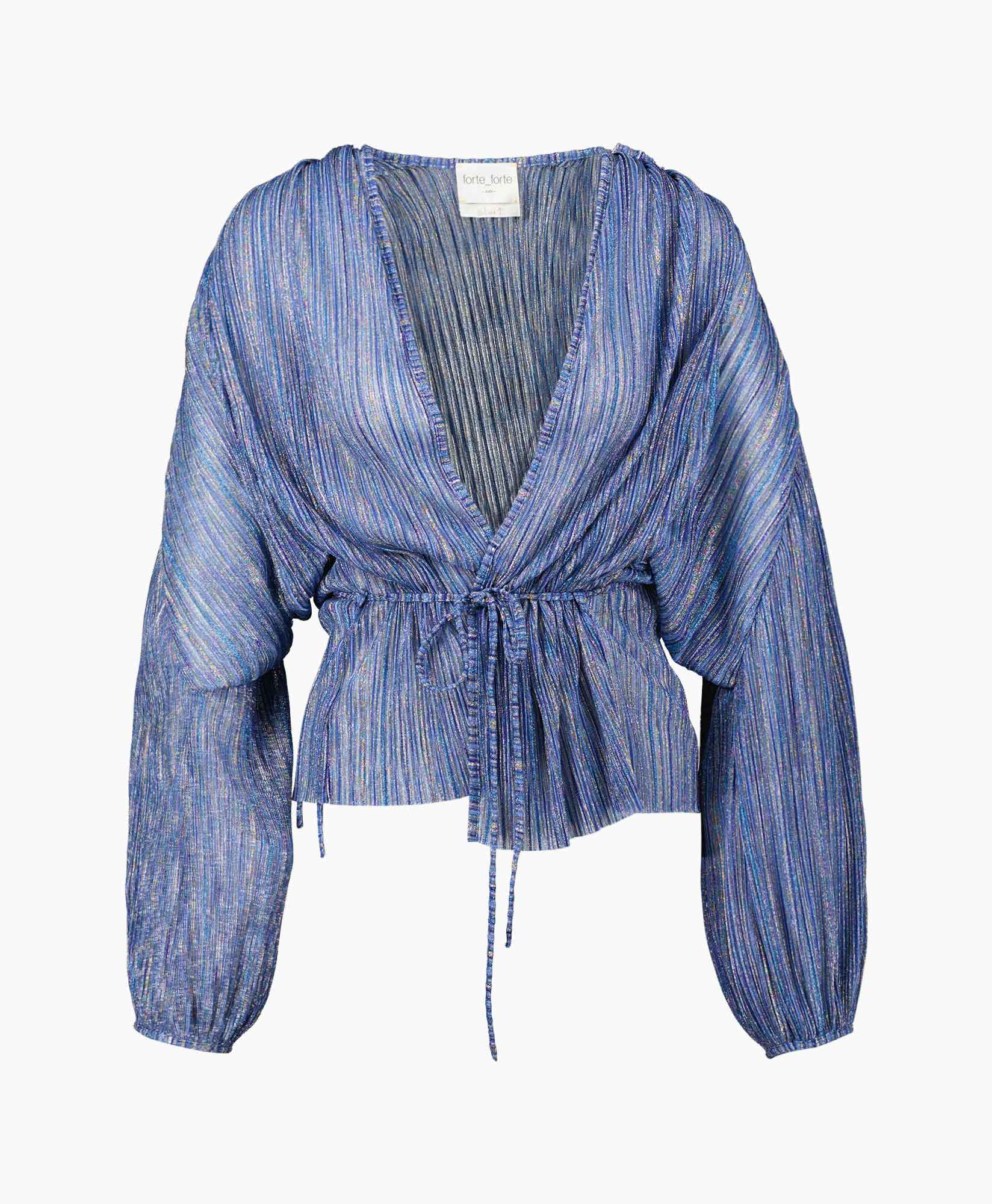 Forte- Forte Blouse 10074_myshirt Blauw