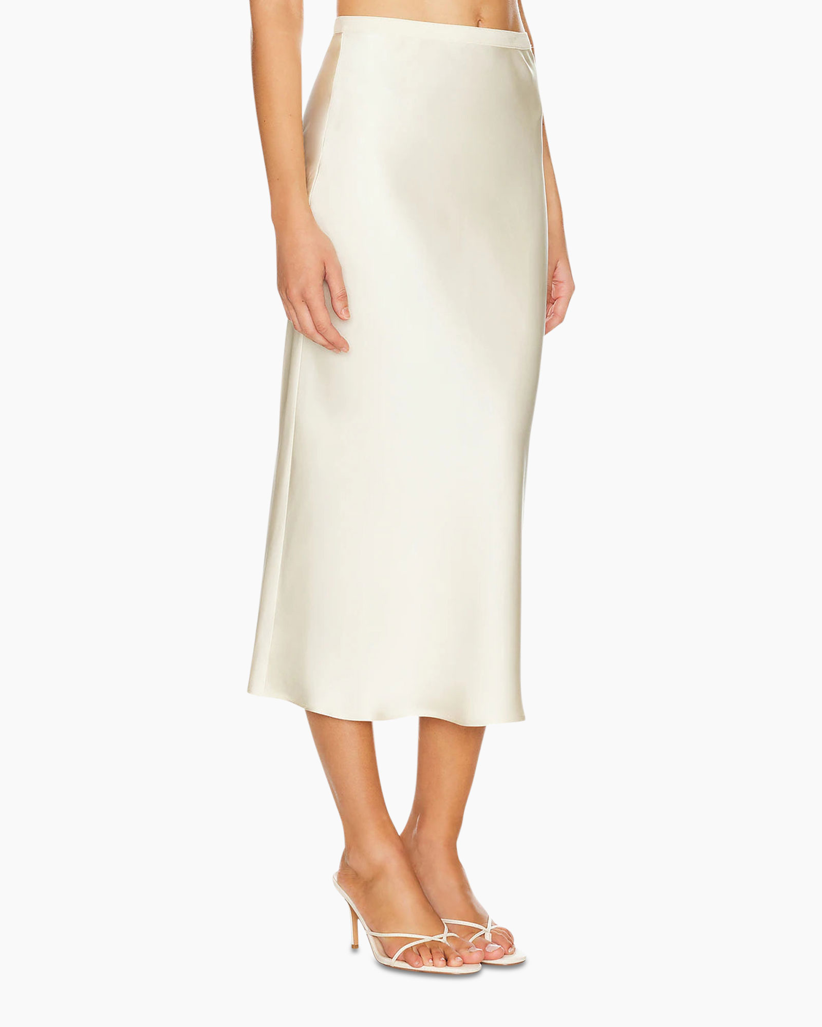 Maxi Rok Bar Off White