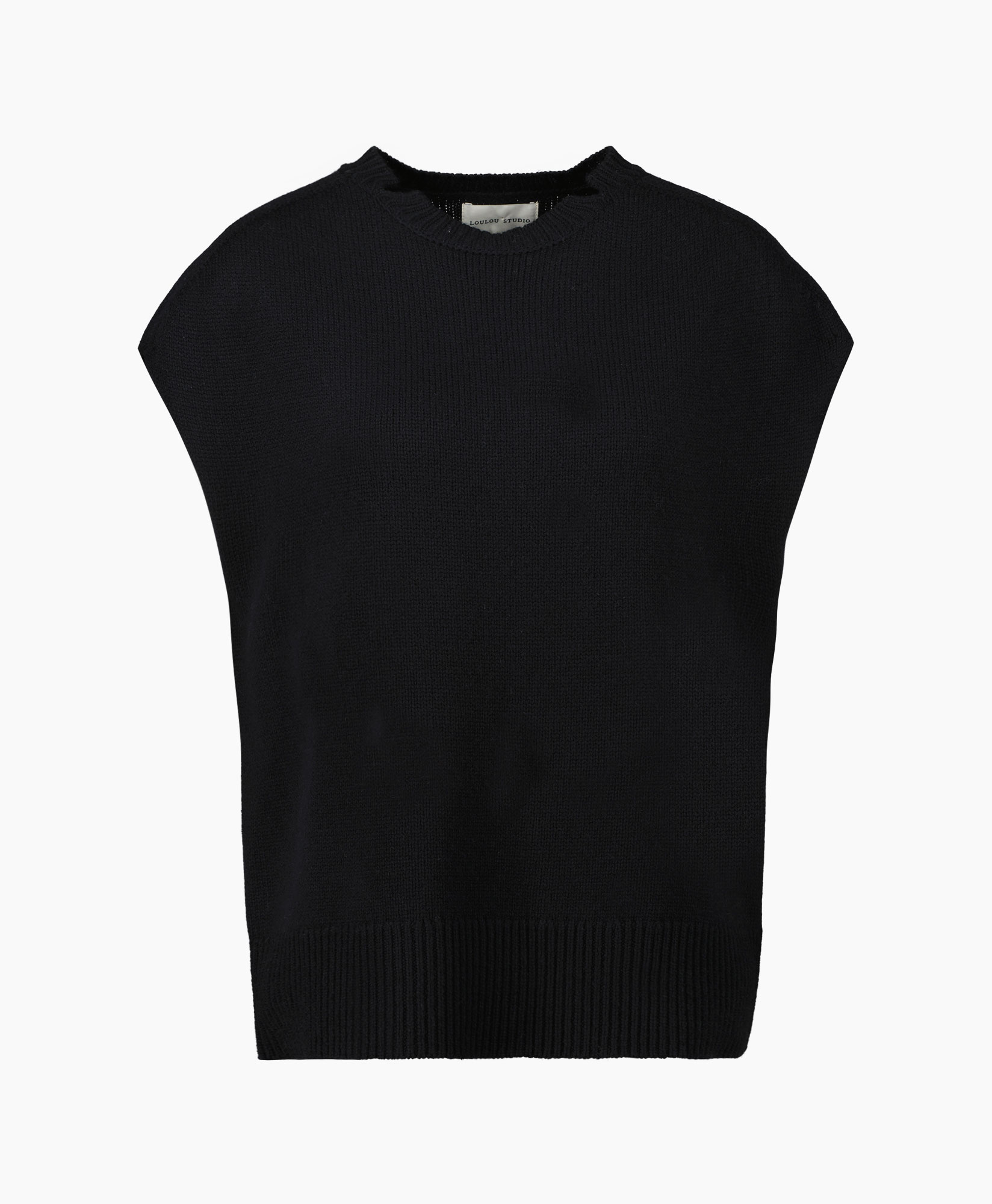 Loulou Studio Pullover Sagar Zwart