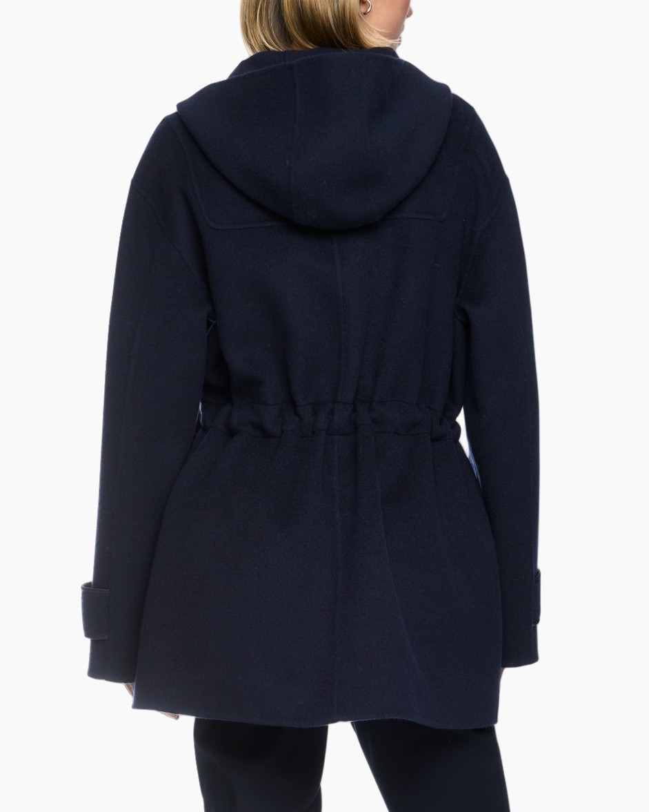 jas, hoed, touw, zakken, marineblauw
