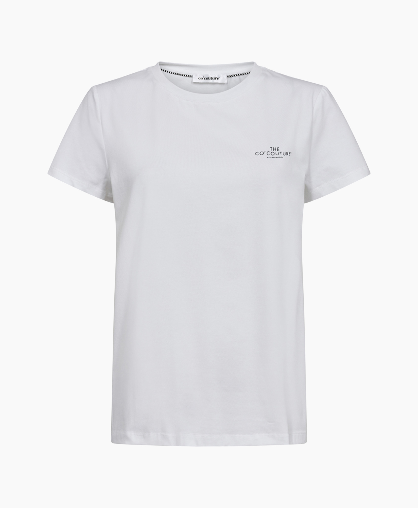 Co'couture T-shirt Korte Mouw Petite Logo Wit