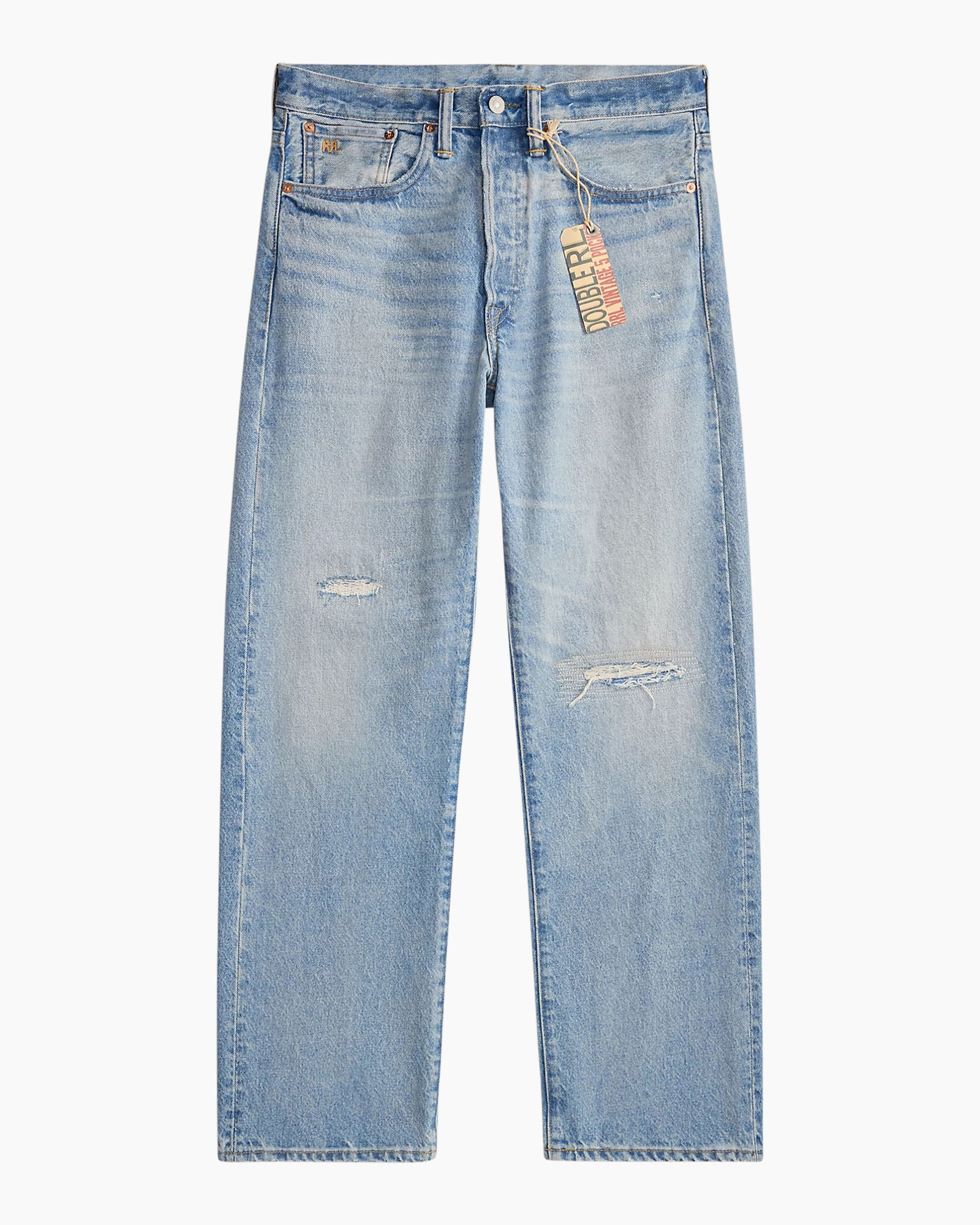 broek, denim, gestreept/ruwe afwerking, blauw, broek