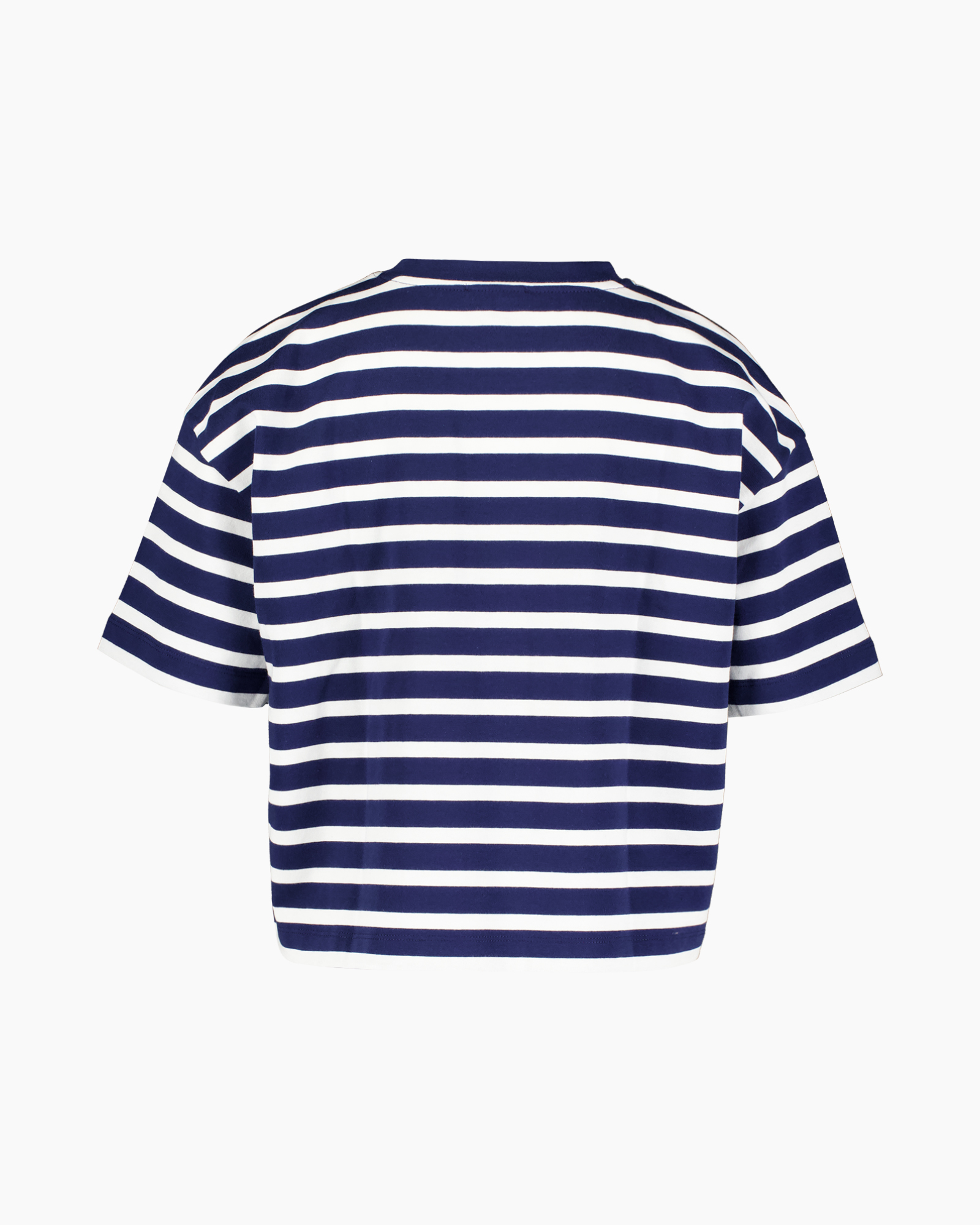 striped shirt, t-shirt, short sleeves, blue white, striped top