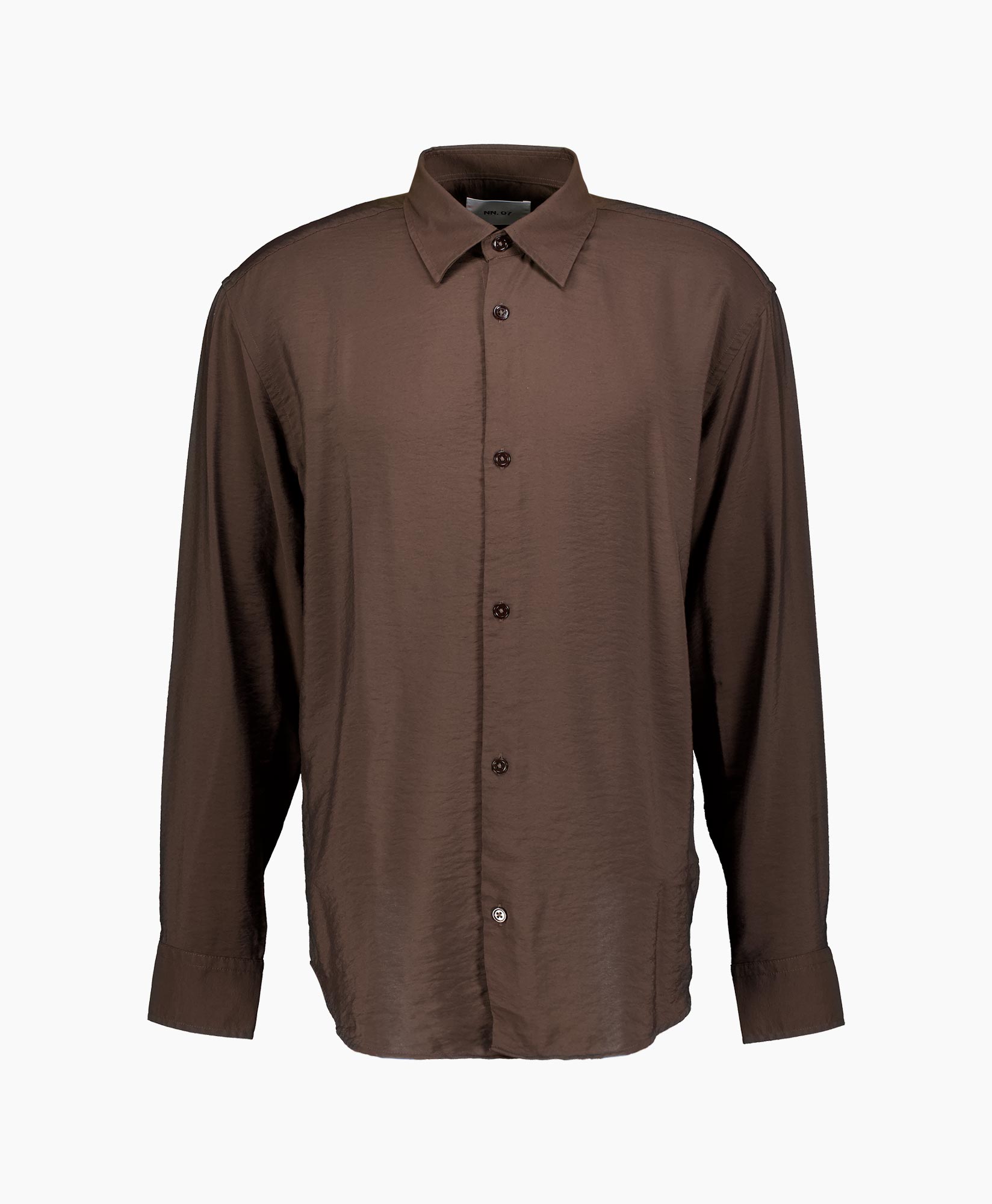 Overhemd Freddy No Tencel Shirt 5971 Licht Bruin