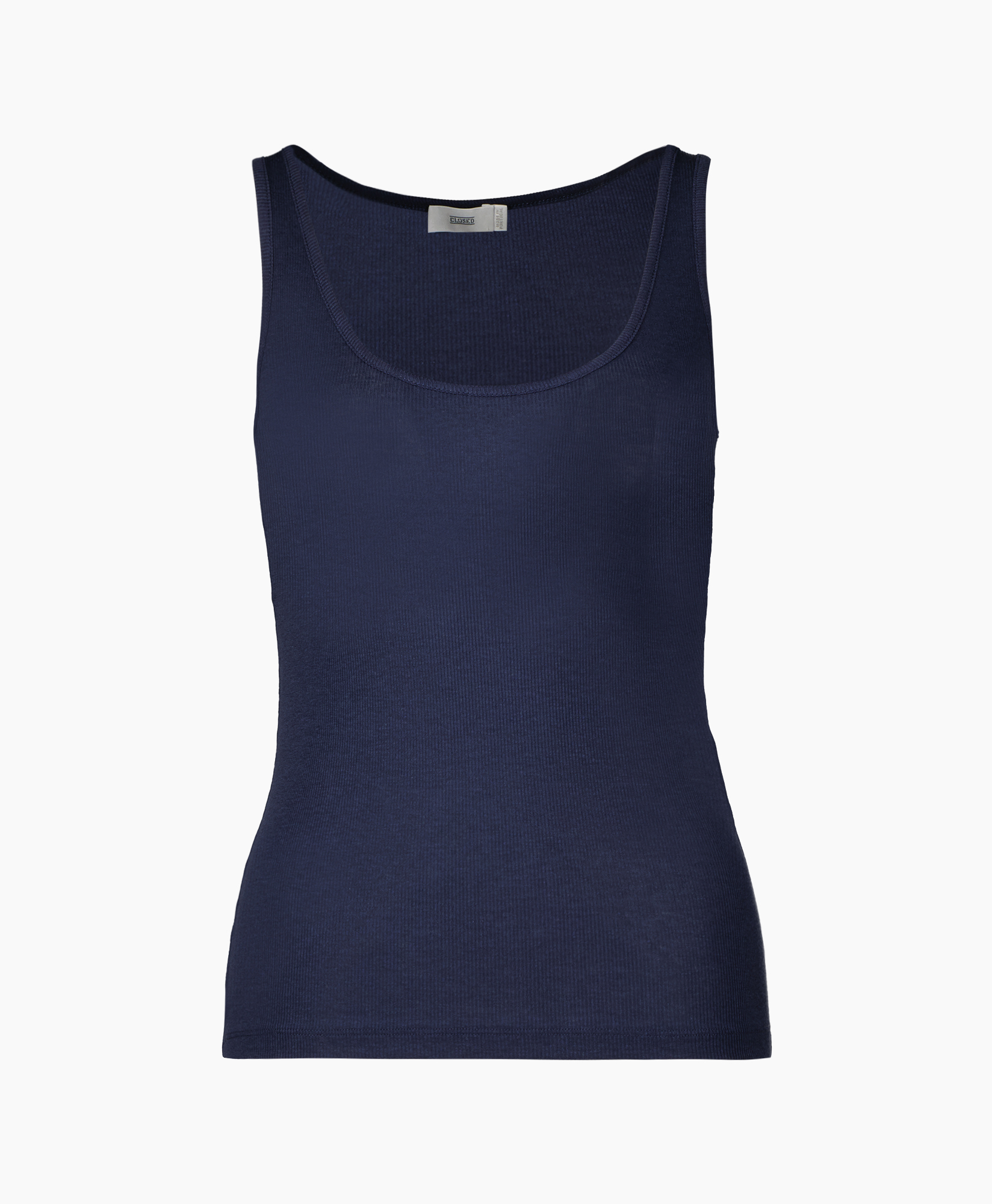 Closed Top Tank Rib Blauw