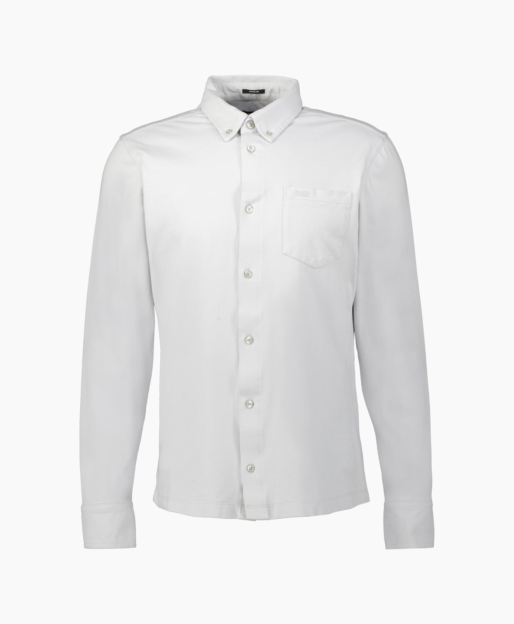 Denham Overhemd Bridge Shirt Sips Off White