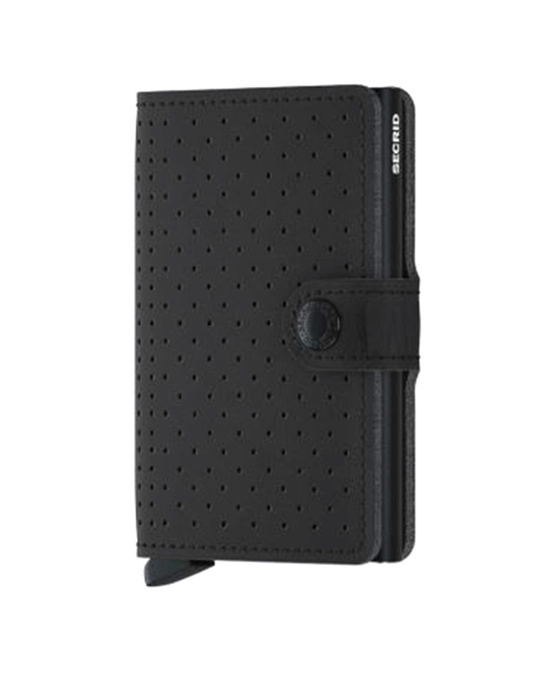 Secrid Diversen Miniwallet Perforated Black Zwart