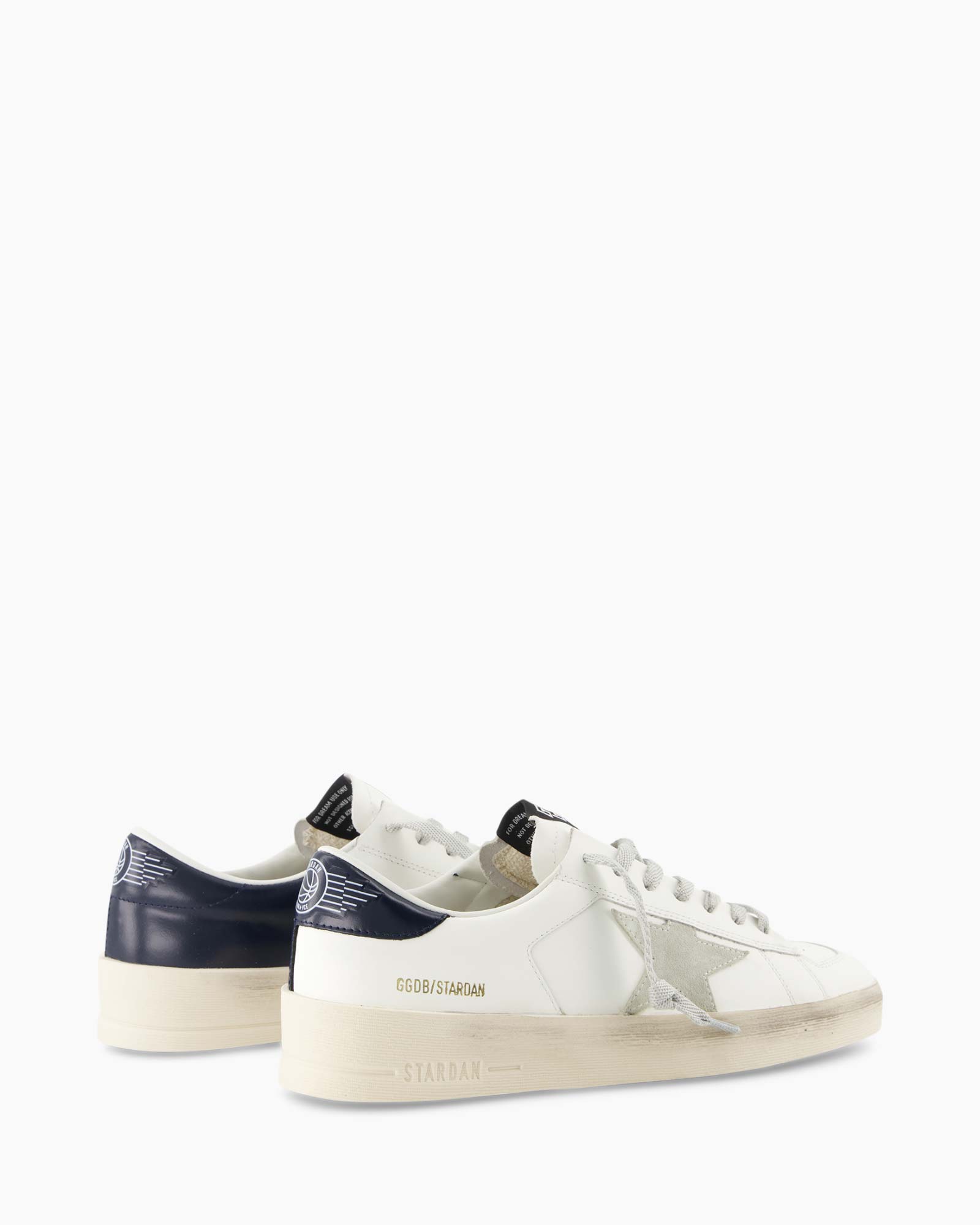 Sneaker Stardan Leather Upper Star Shiny Leather Wit