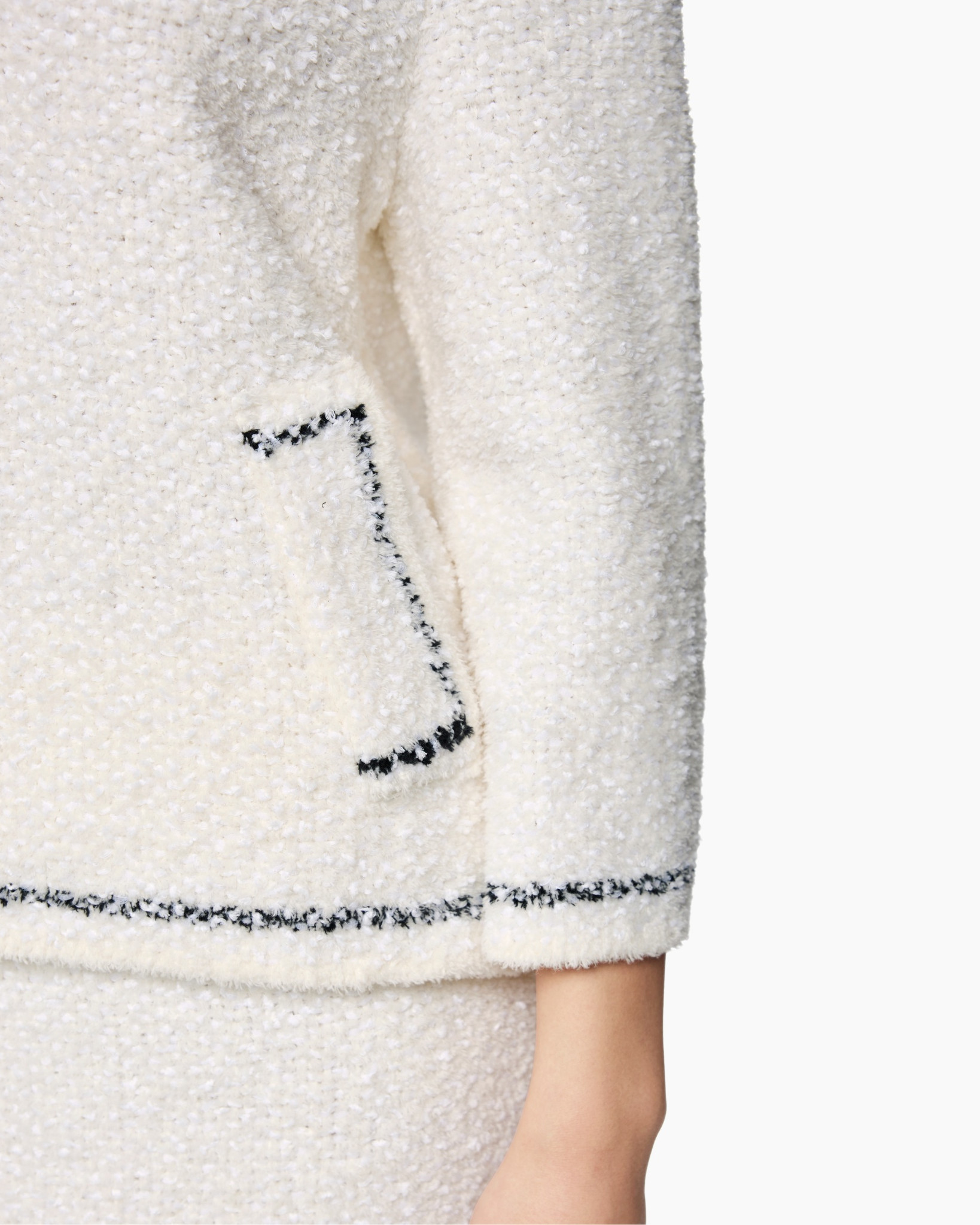 Long Sleeve, Coat, Sweater, Fleece, Person