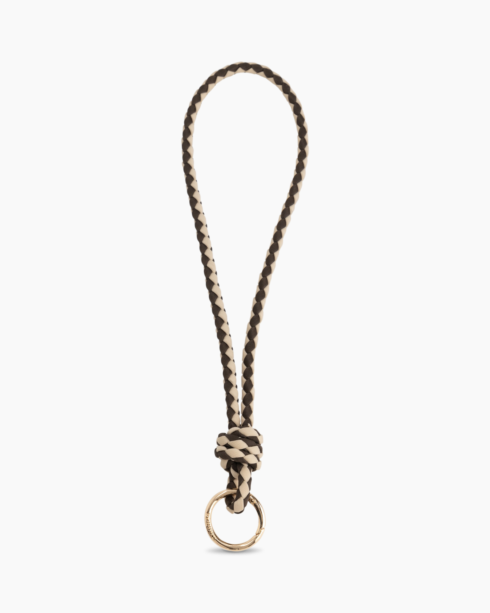 Diversen Key Ring Donker Bruin