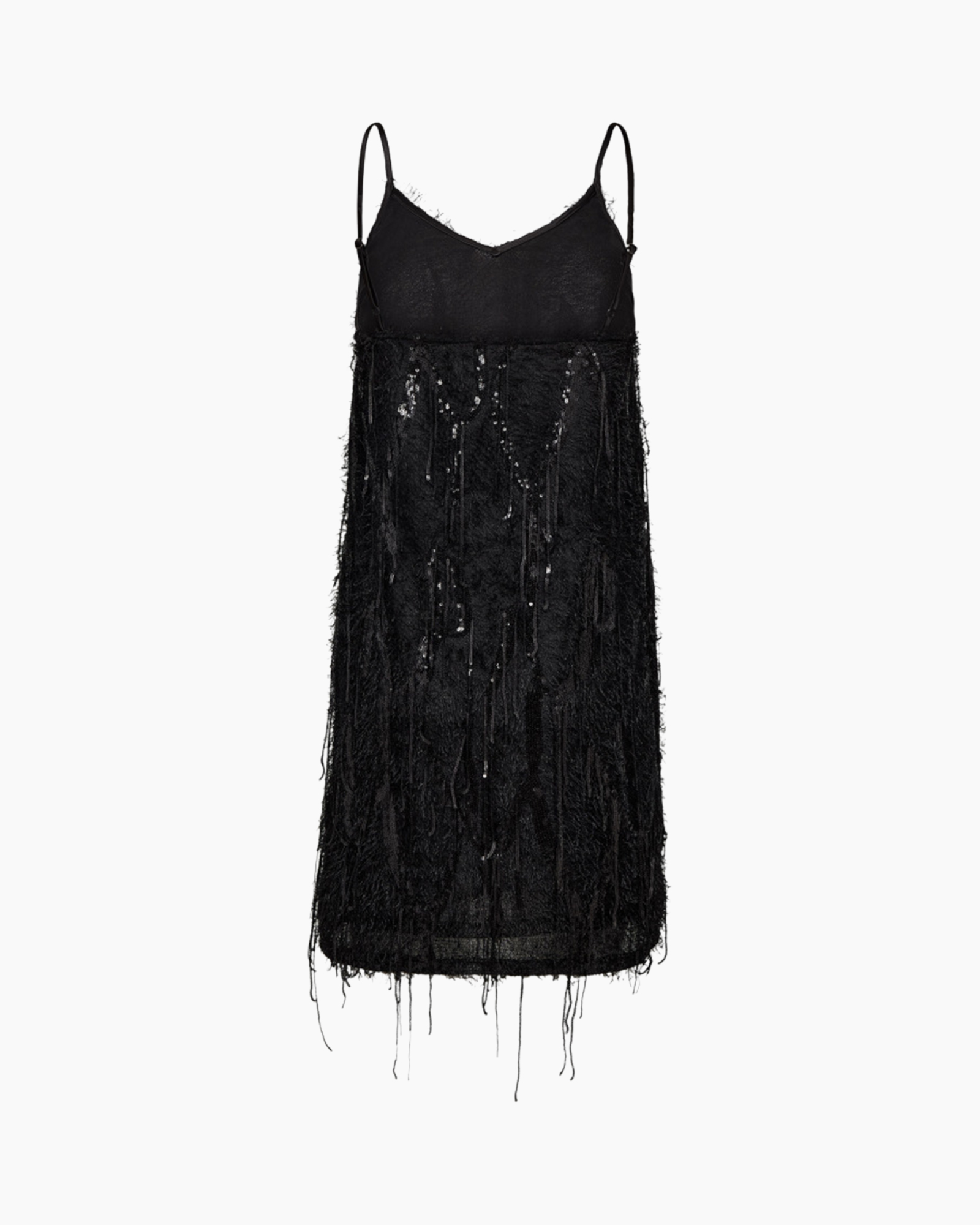 Mini Jurk Silla Sequin Strap Zwart