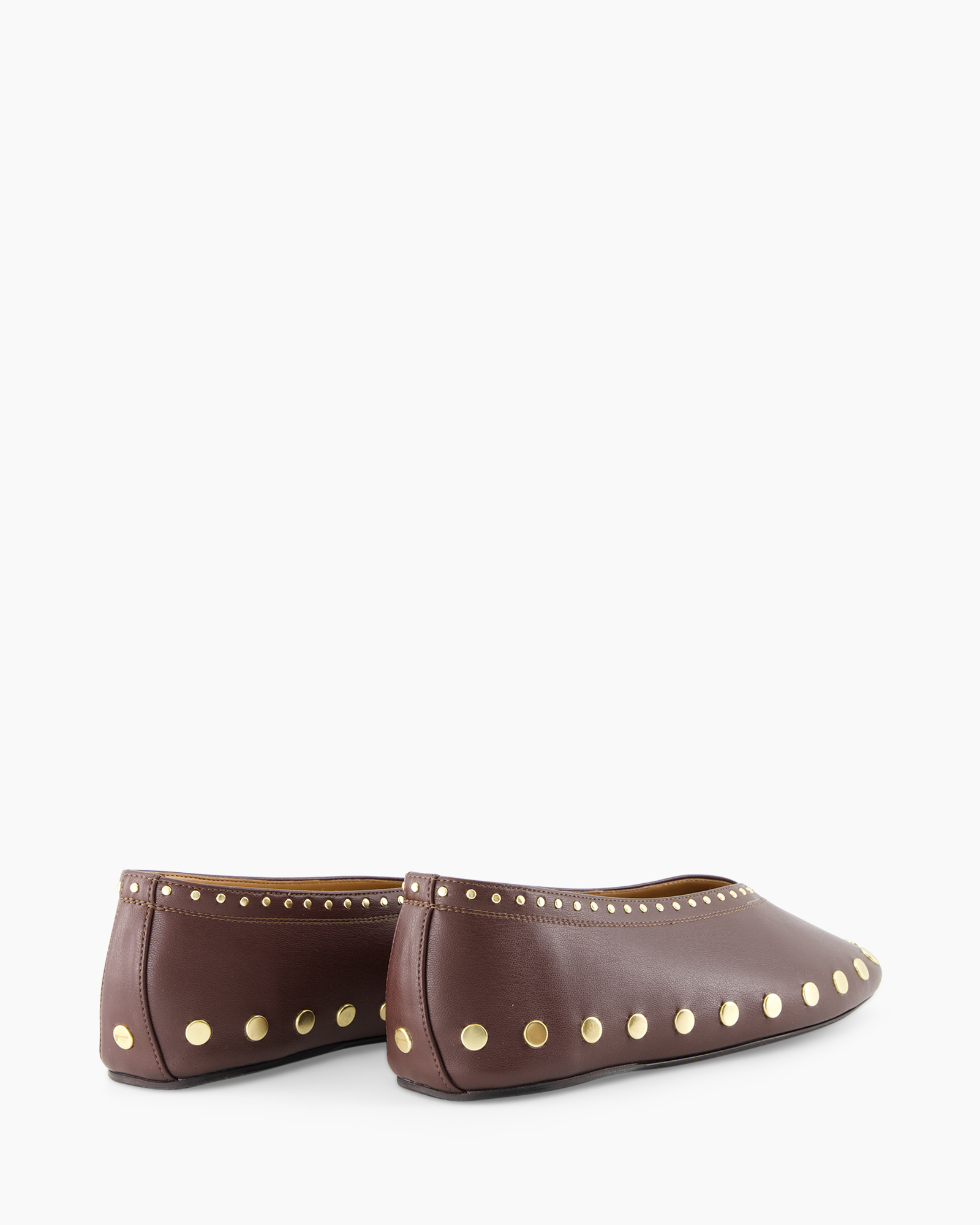 balletschoenen, bruin, riemen, leer, insteek