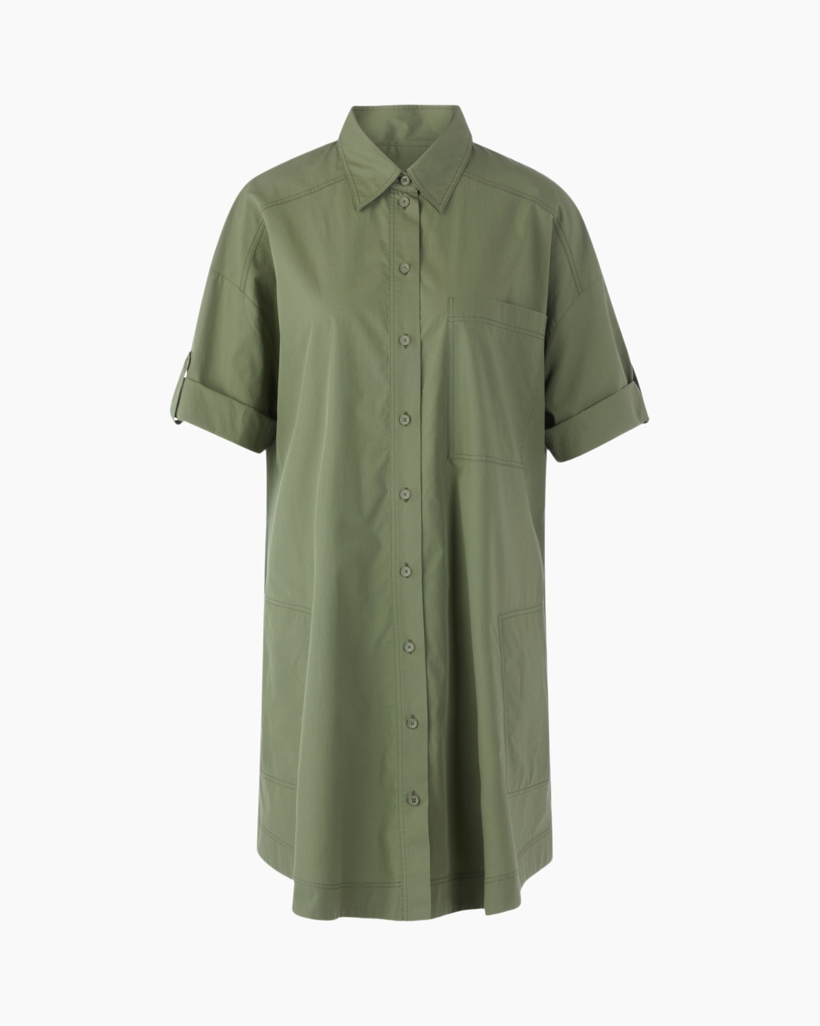dress, shirt dress, long shirt, button-down, pocket