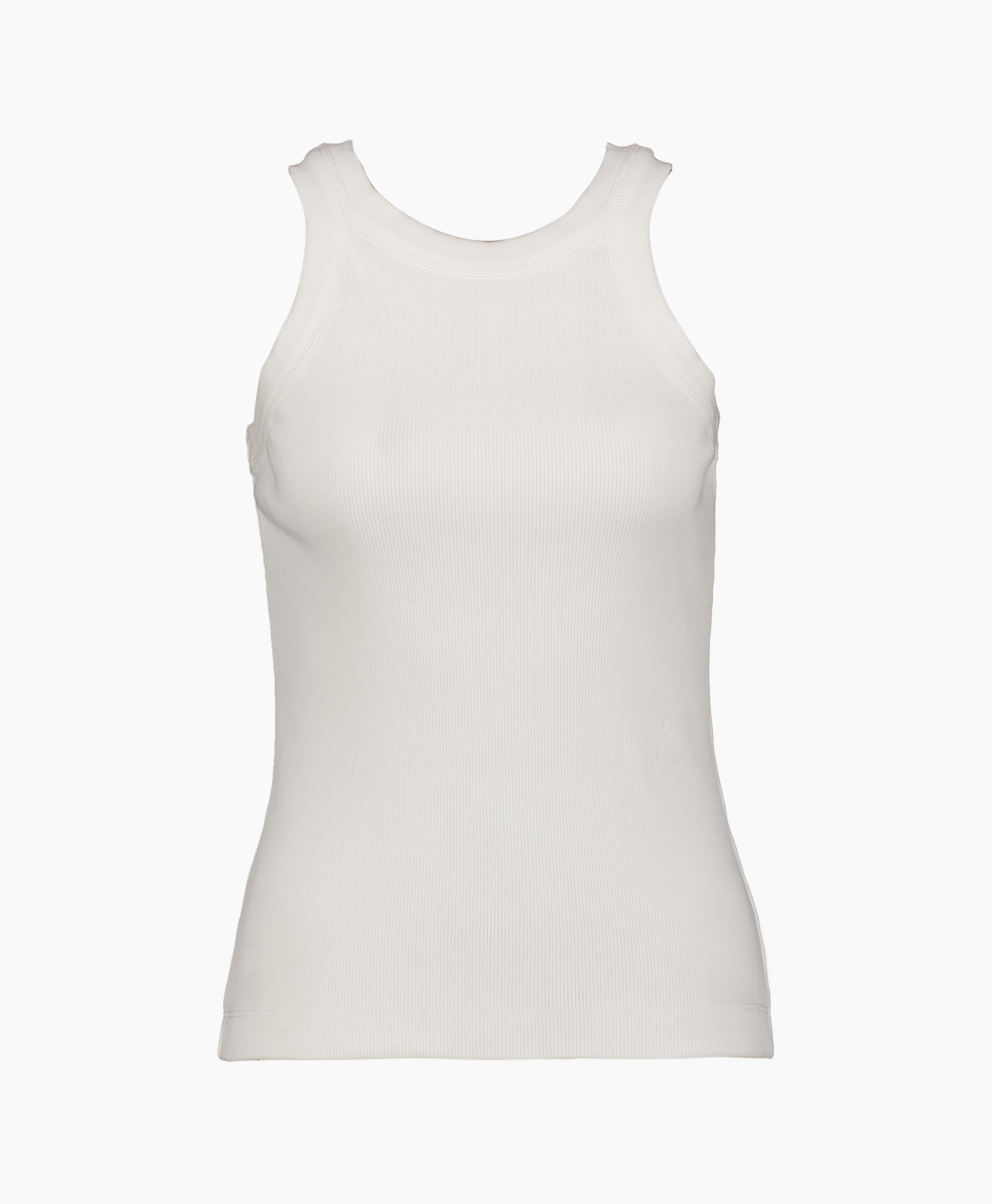 Top Racer Tank Top Ivoor / Naturel
