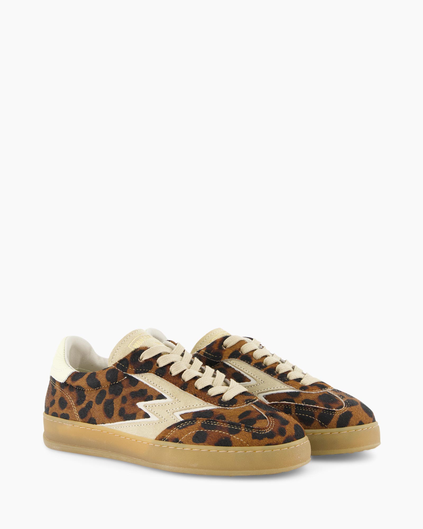 Sneaker Club Horsy Leopard Bruin