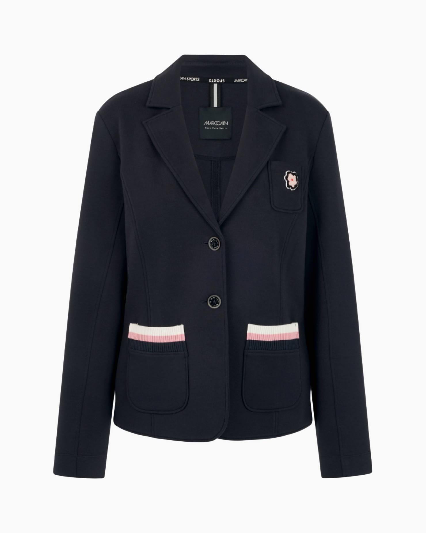 blazer, jacket, navy, patch, zakken