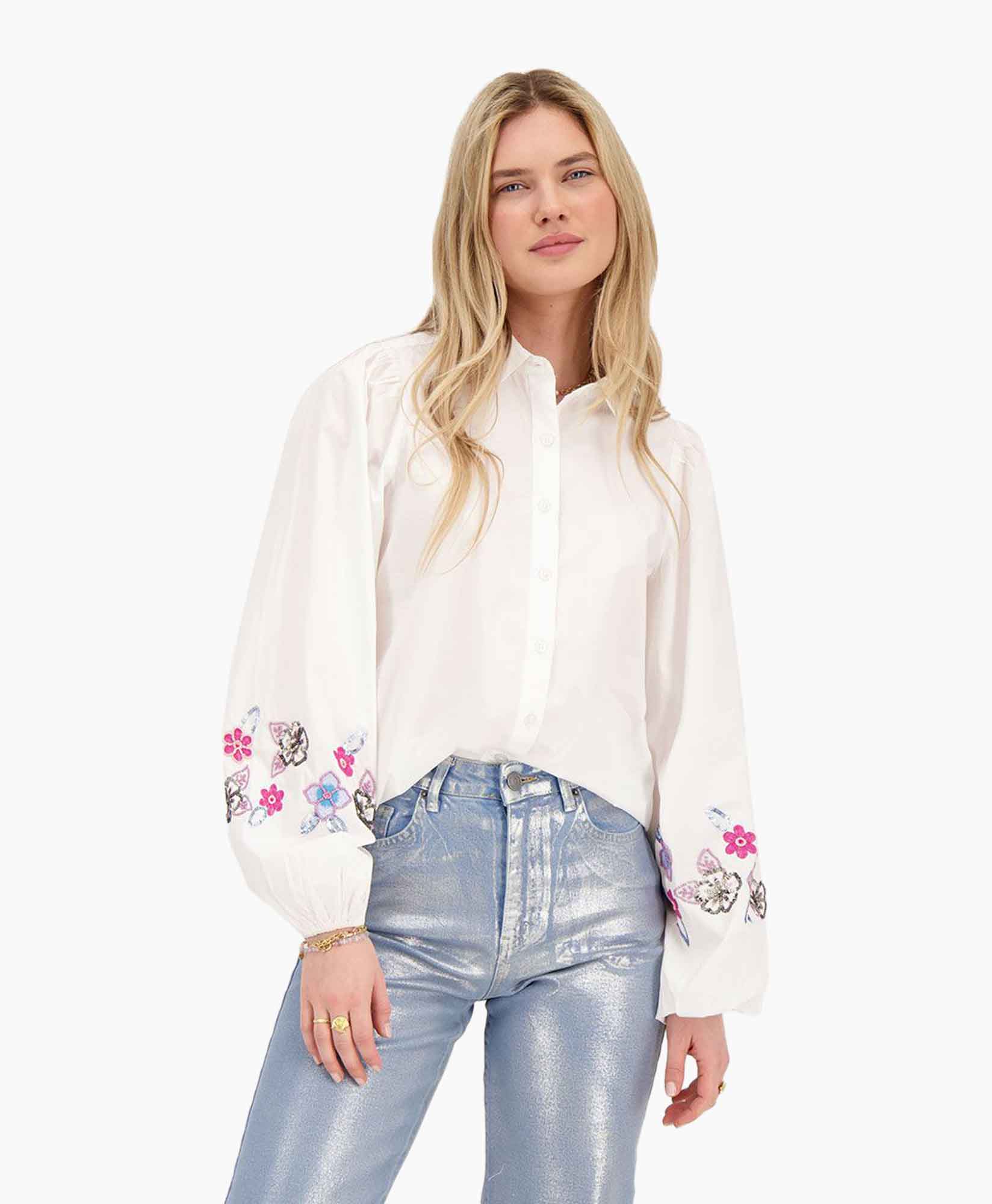 Blouse Mj10523 Blauw