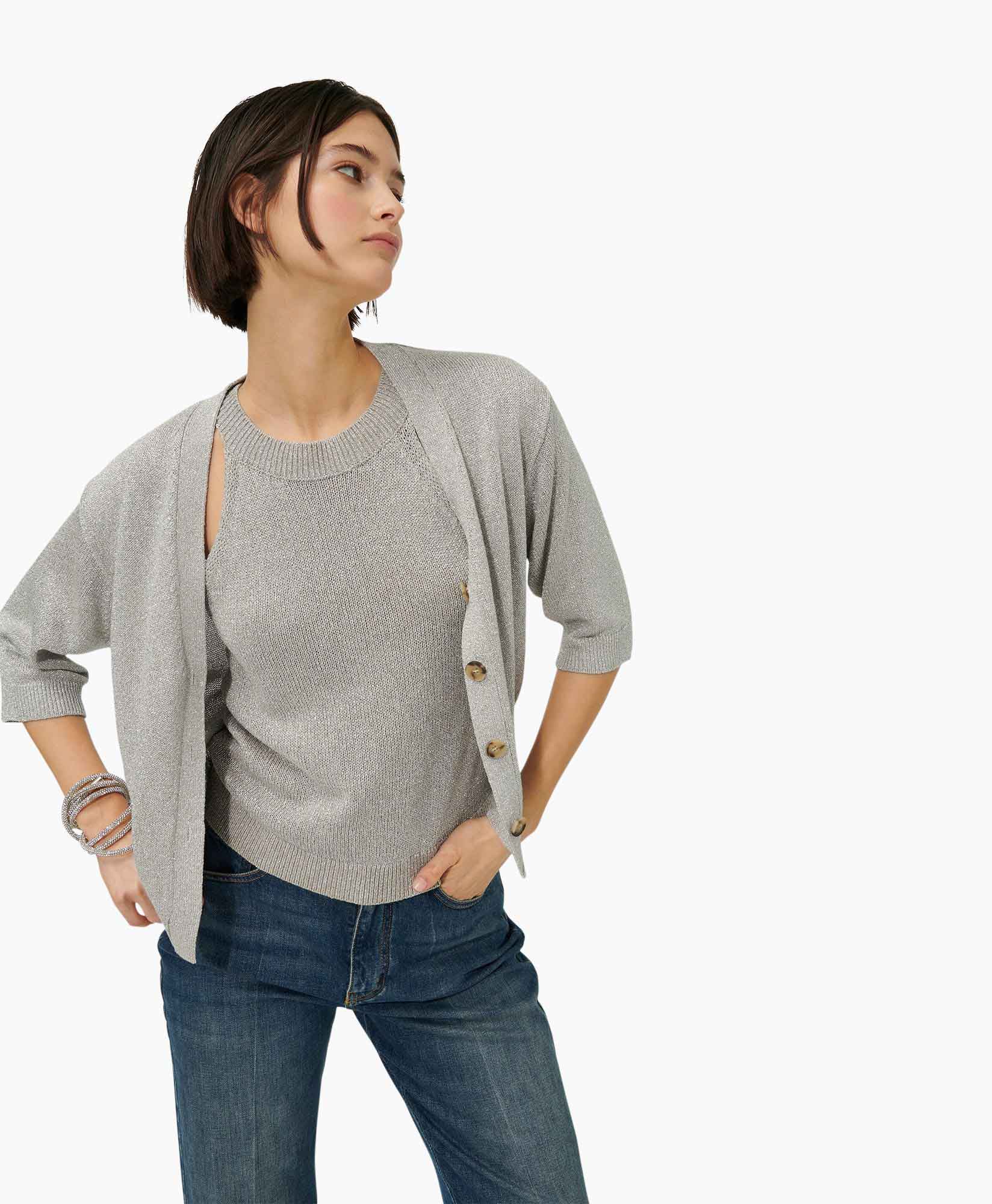 Luisa Cerano Pullover 188290/5157-0 Licht Grijs