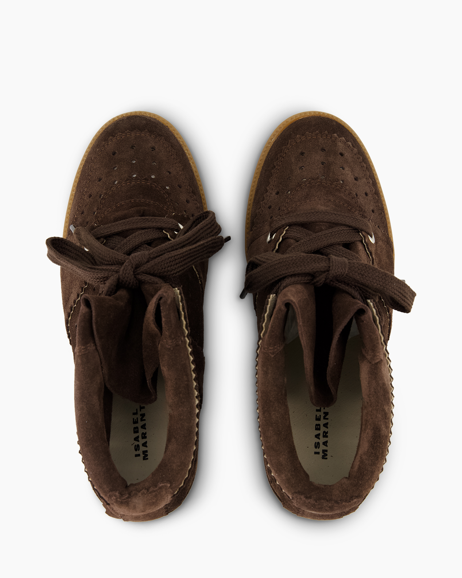 schoen, enkellaars, bruin, suede, veters