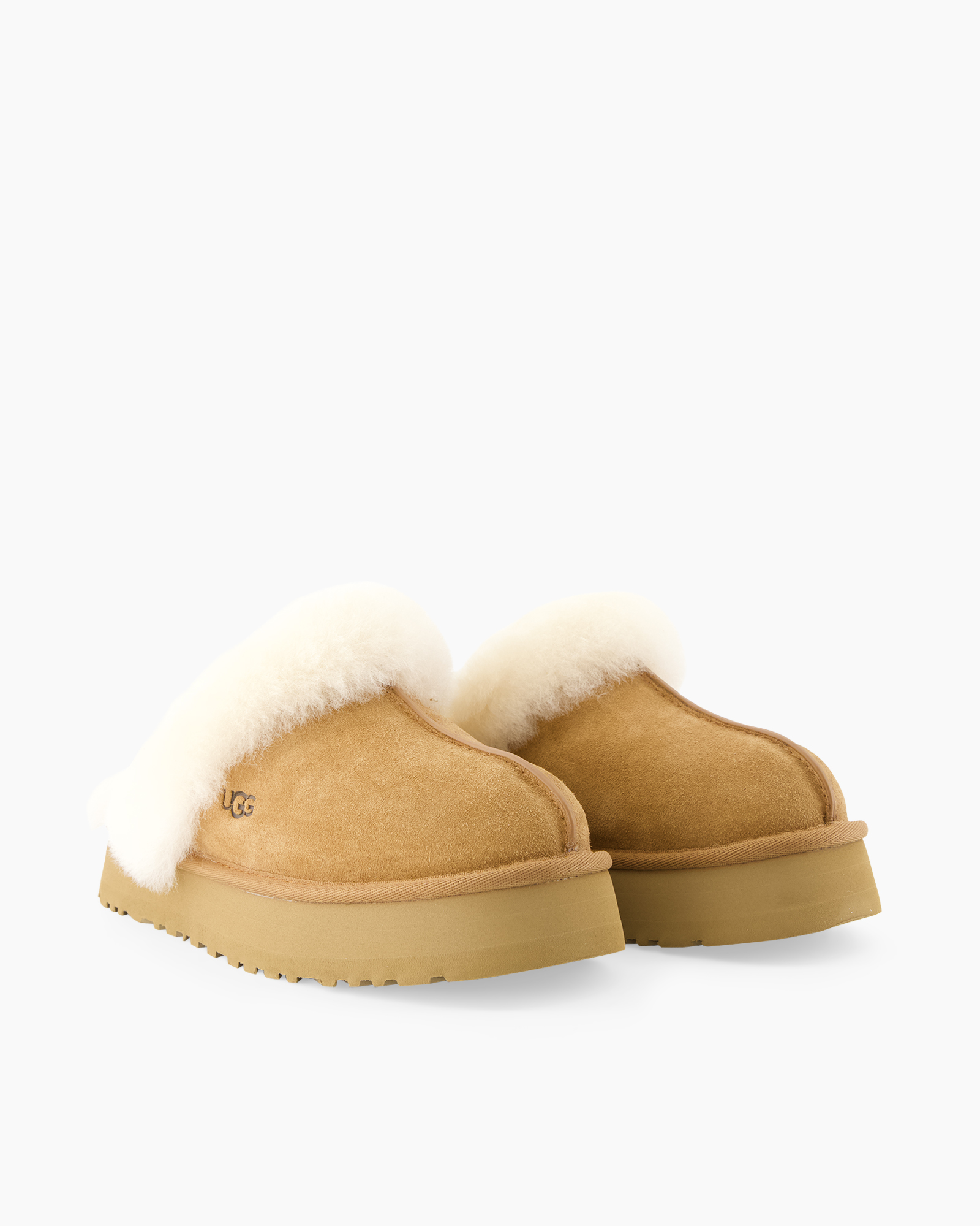 slippers, moccasin, shearling, bontvoering?, tan