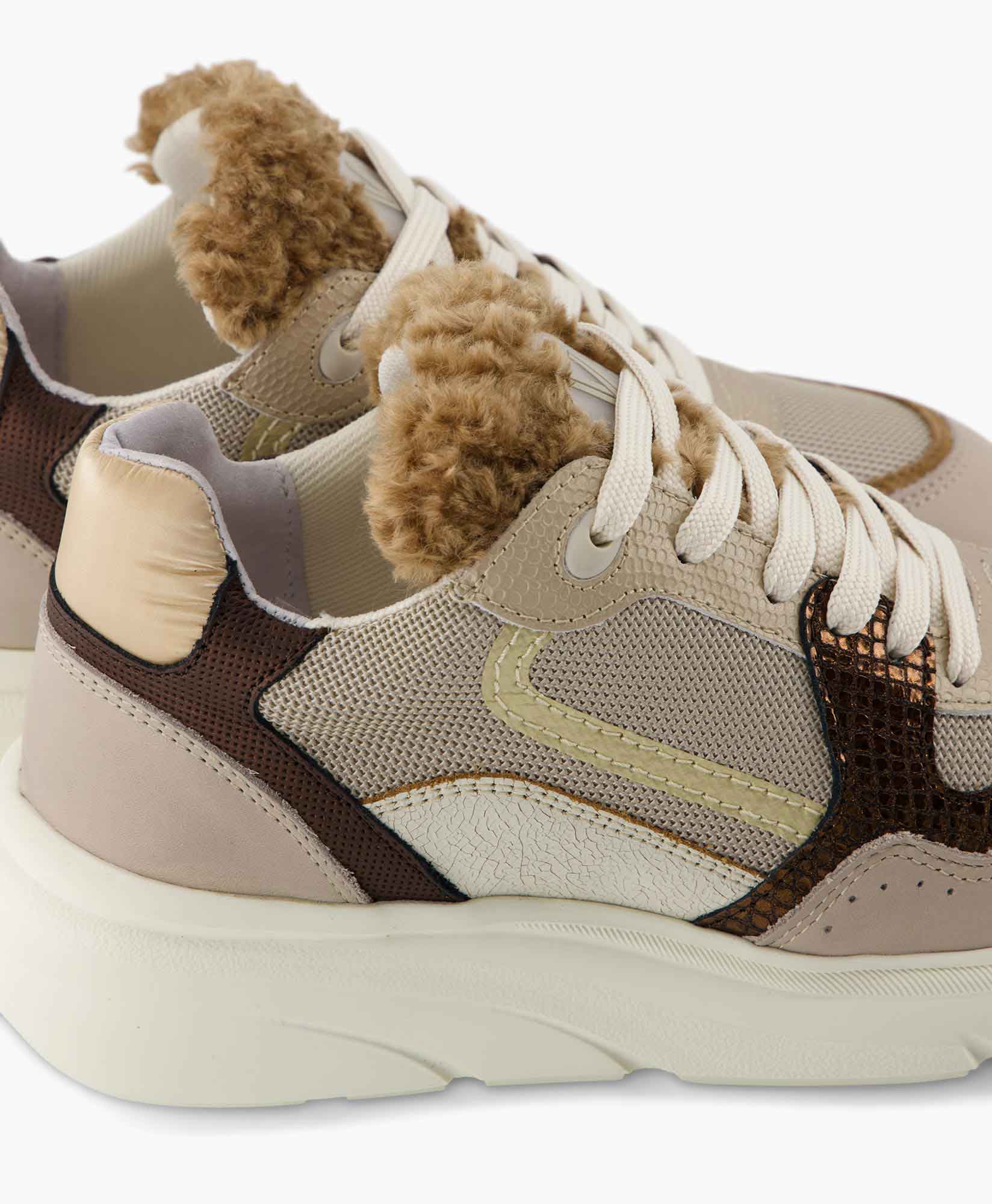 Sneaker Vic Celia Licht Bruin