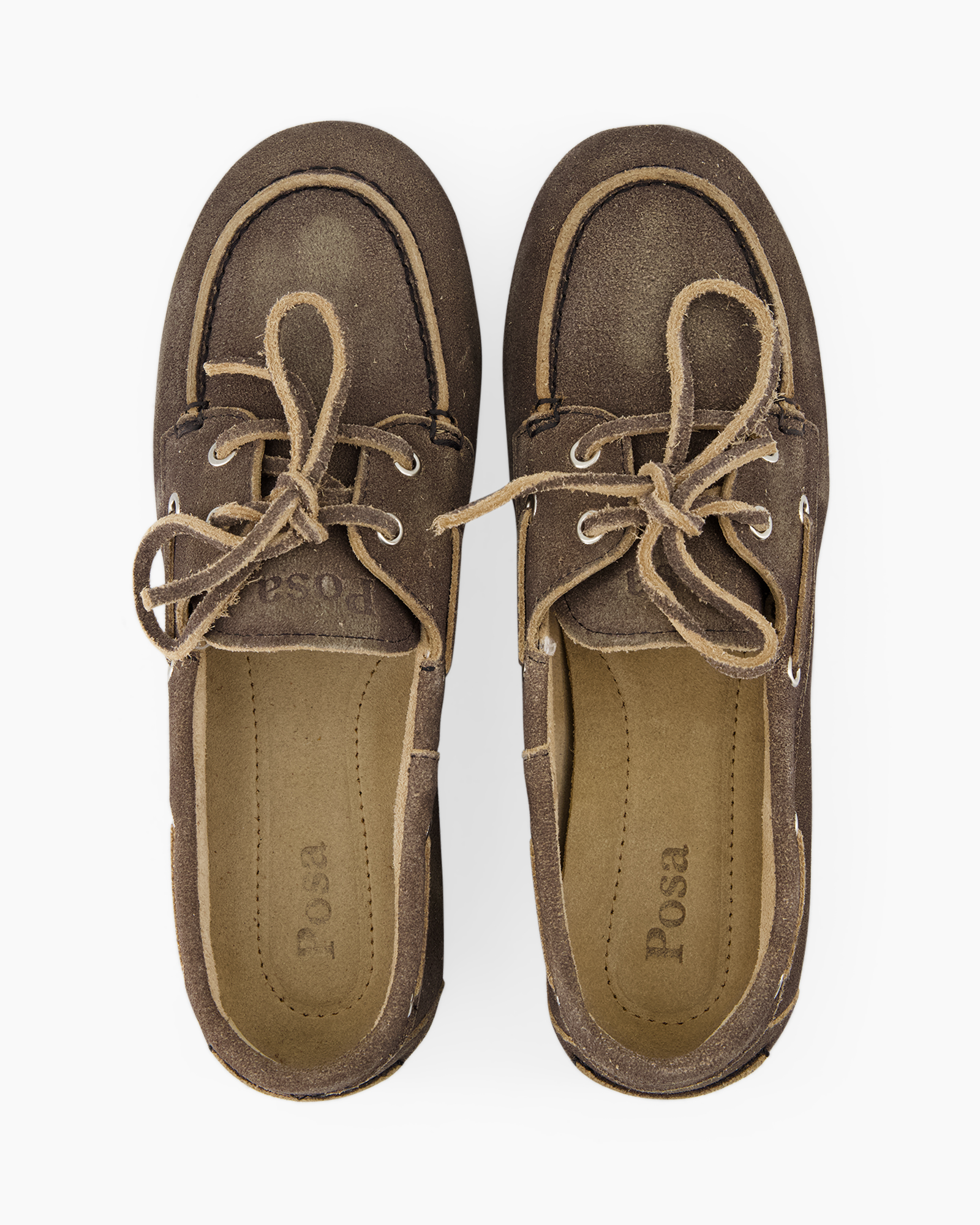 schoenen, laarzen, bruin, leder, veters