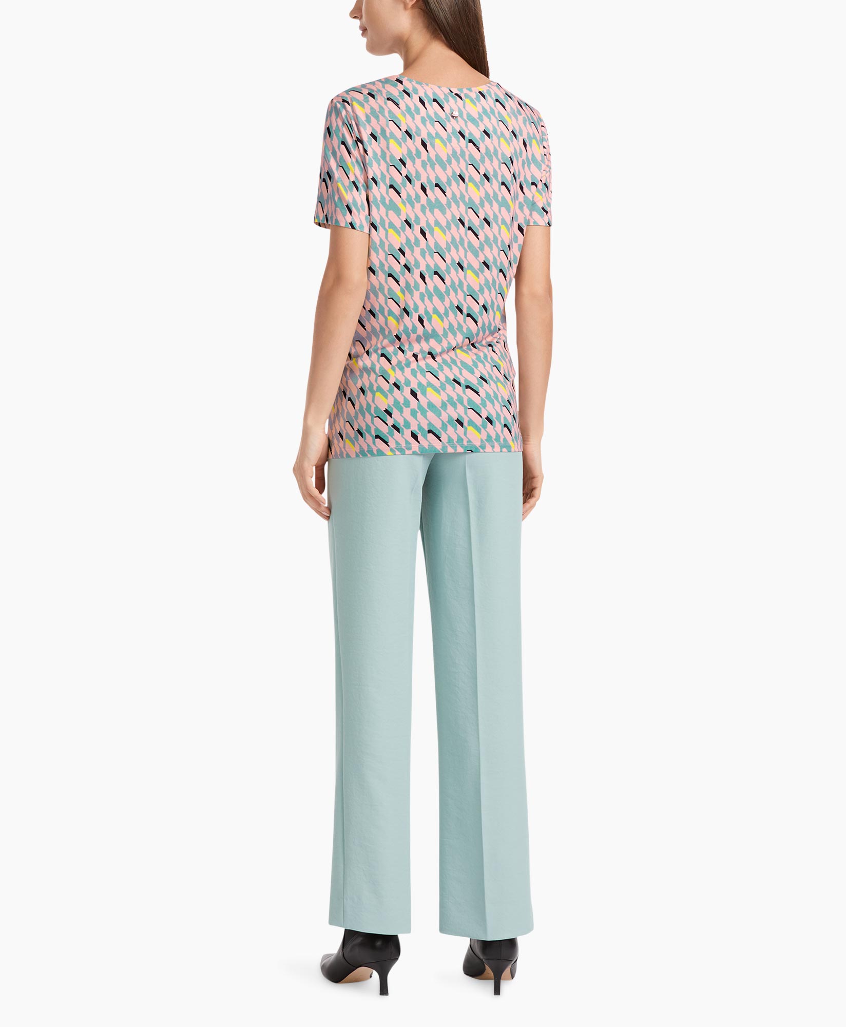 Marccain Collectie T-shirt Vc 48.05 J41 Licht Blauw
