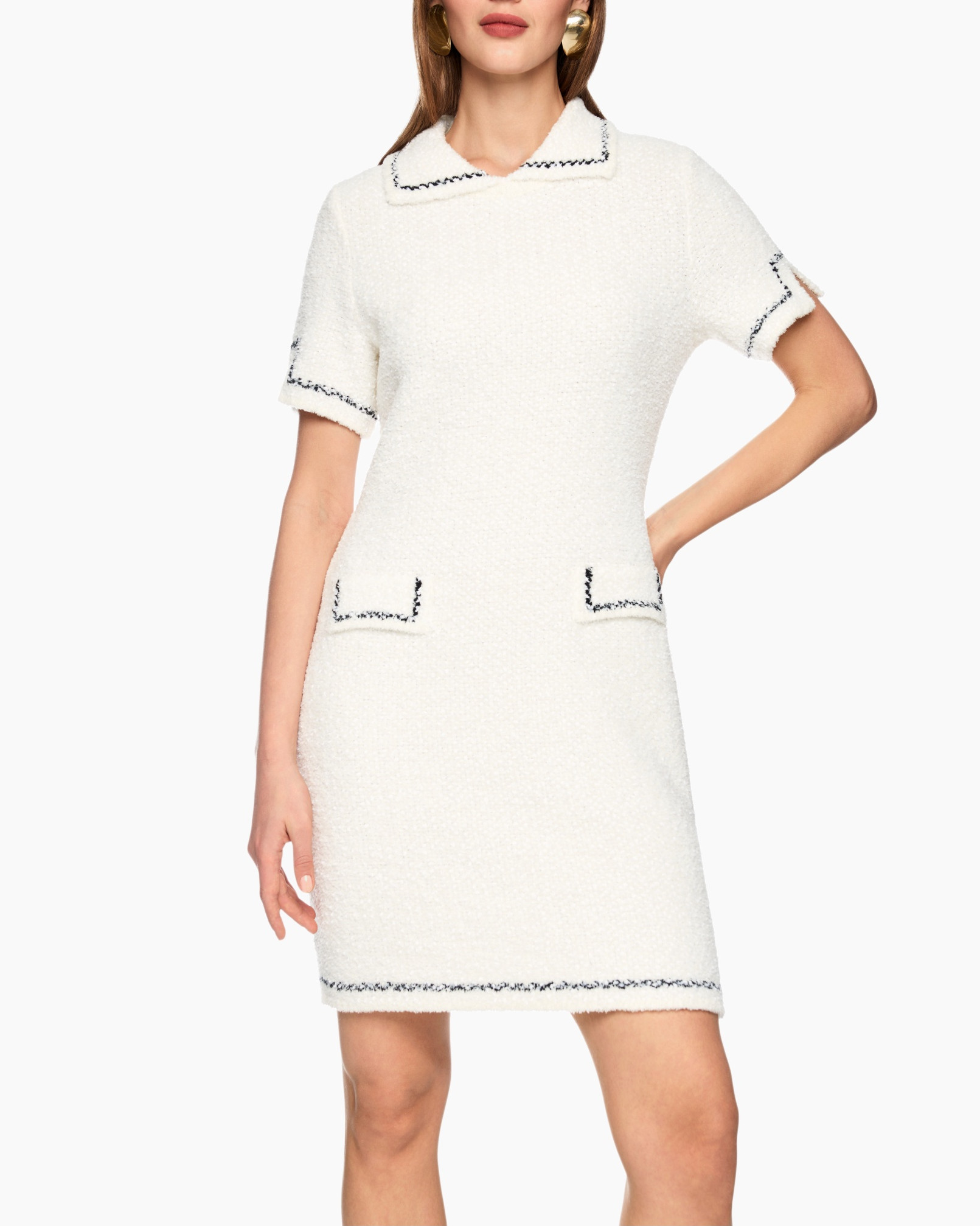 Linen, Dress, Adult, Person, Woman