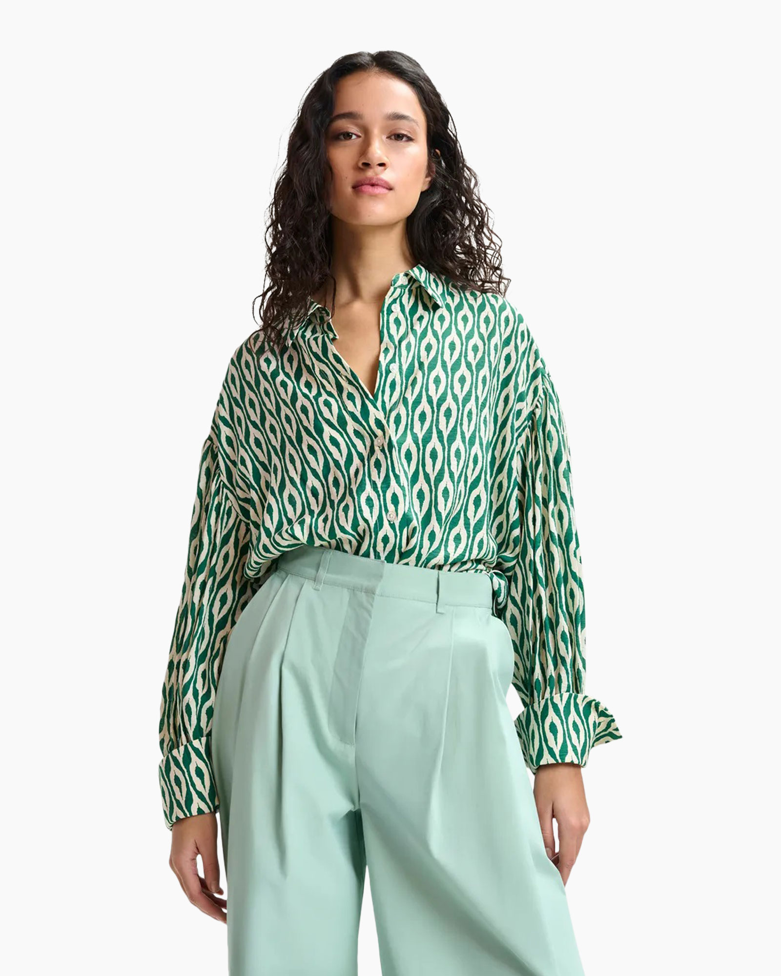 Blouse Ihedford Blauw