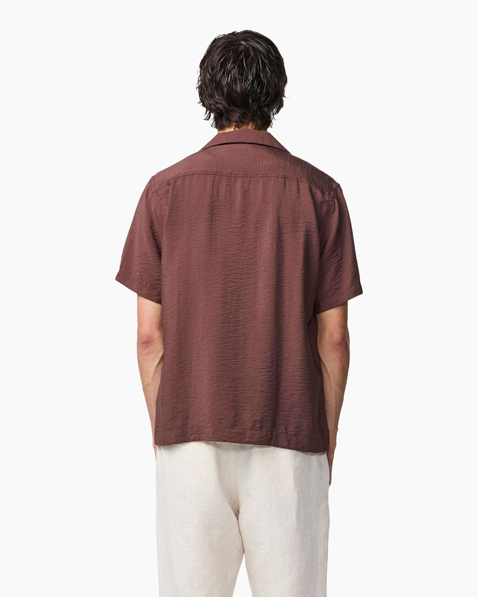 Overhemd Hank Ss 5971 Bruin