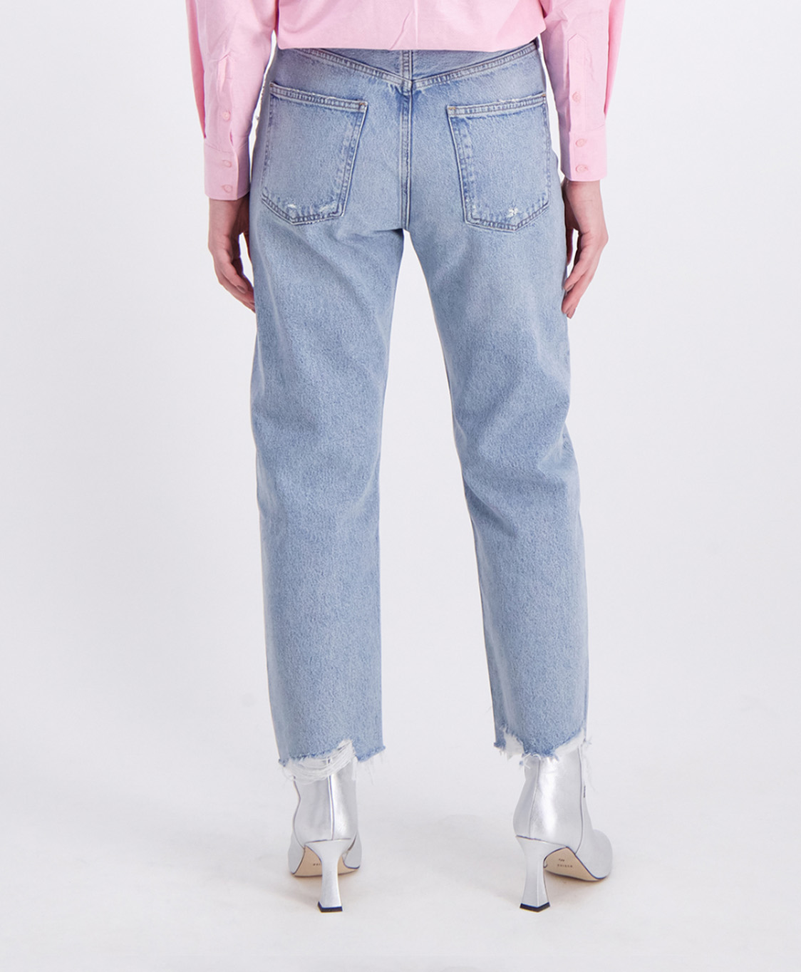 Agolde Jeans 90's Crop Pant Blauw