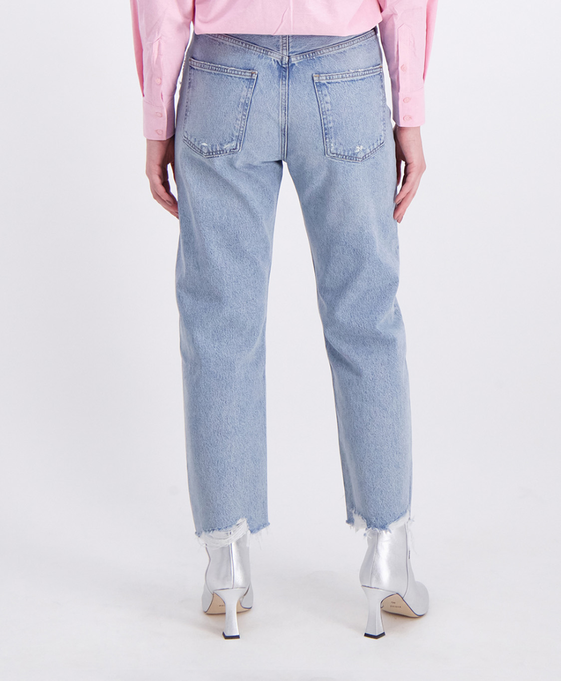 Jeans 90's Crop Pant Blauw