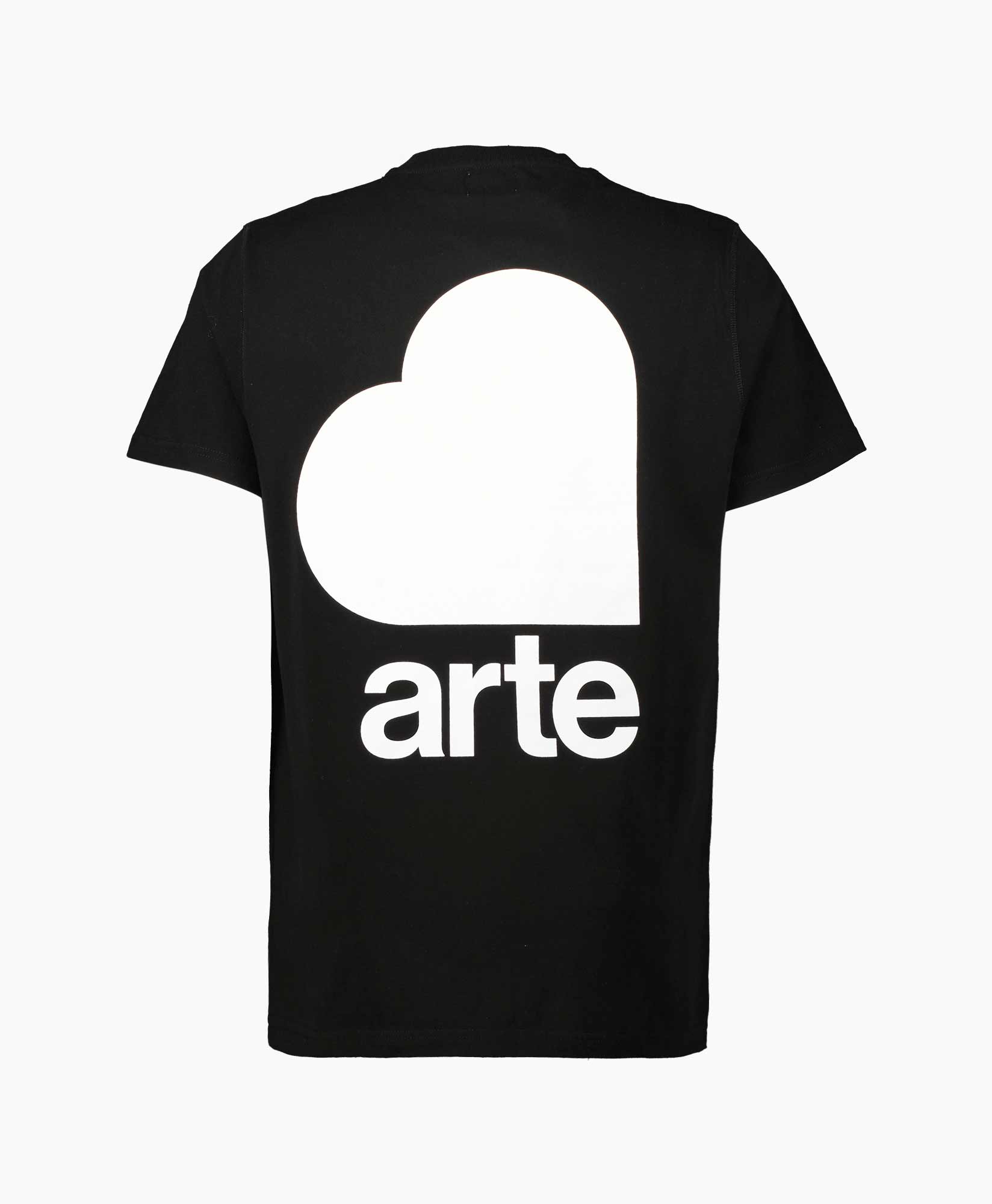 Arte Antwerp T-shirt Korte Mouw Back Crooked Heart Zwart