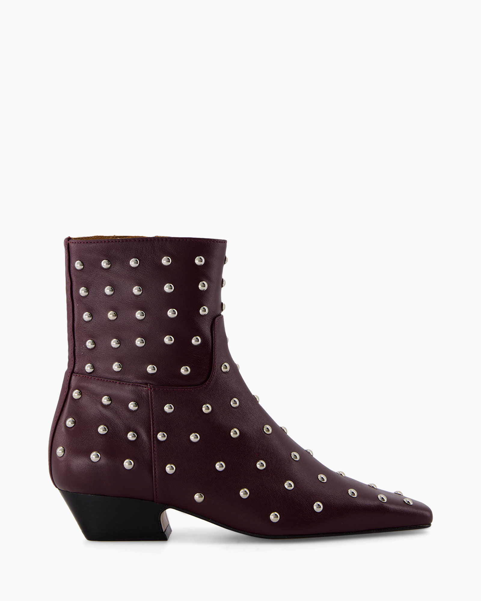 Enkellaars Tl-irene Punk Nap Bordeaux