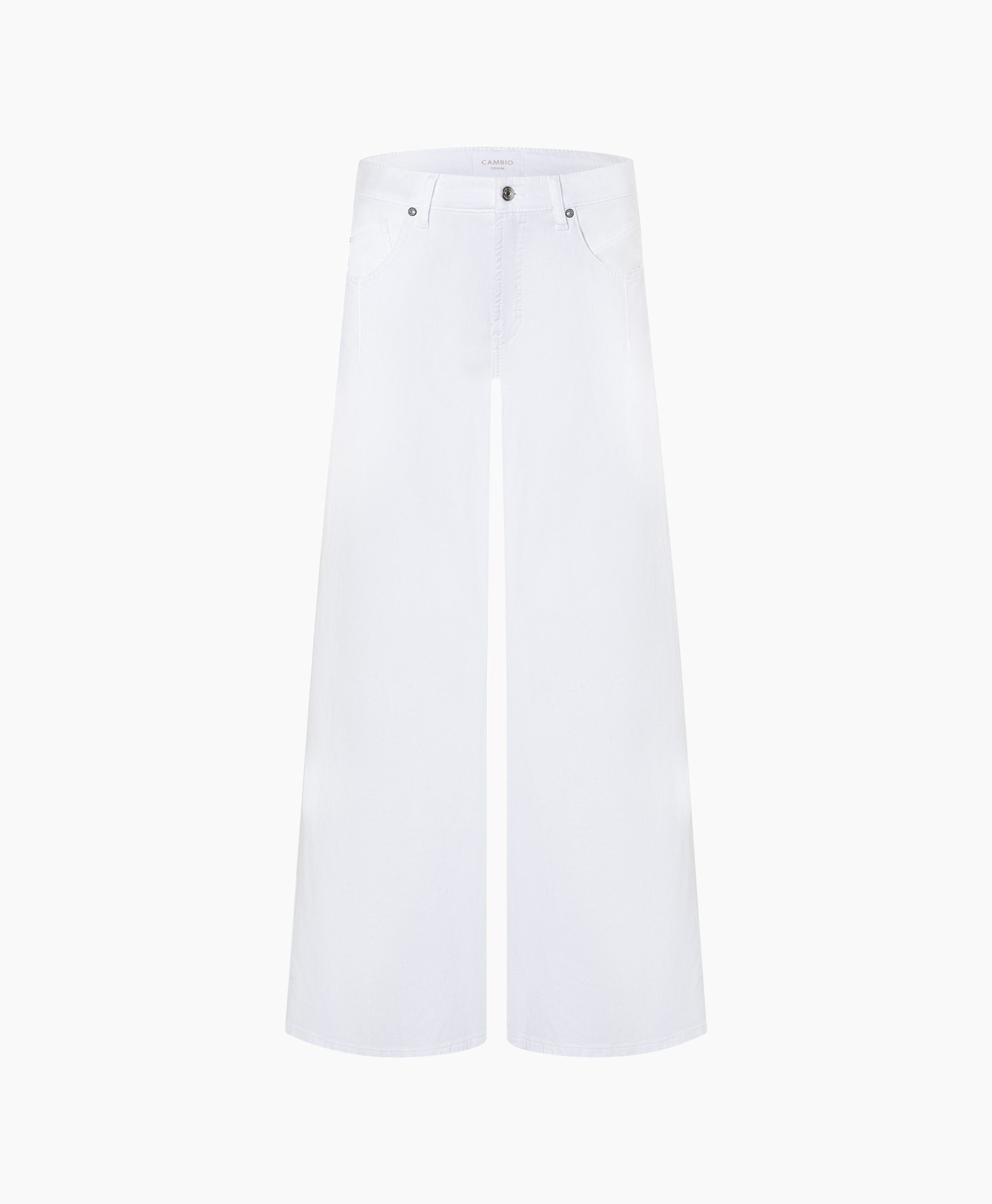 pants, white, wide-leg, denim?, pocket