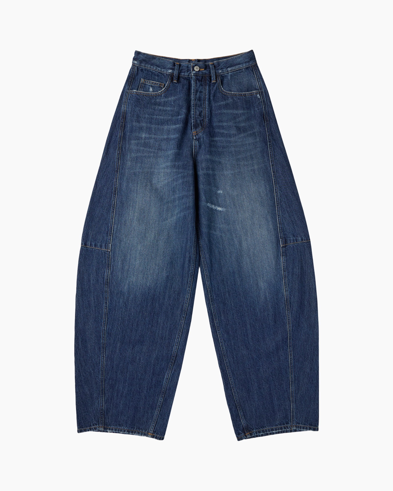 denim,  jeans, wijdbreed, versleten, indigo