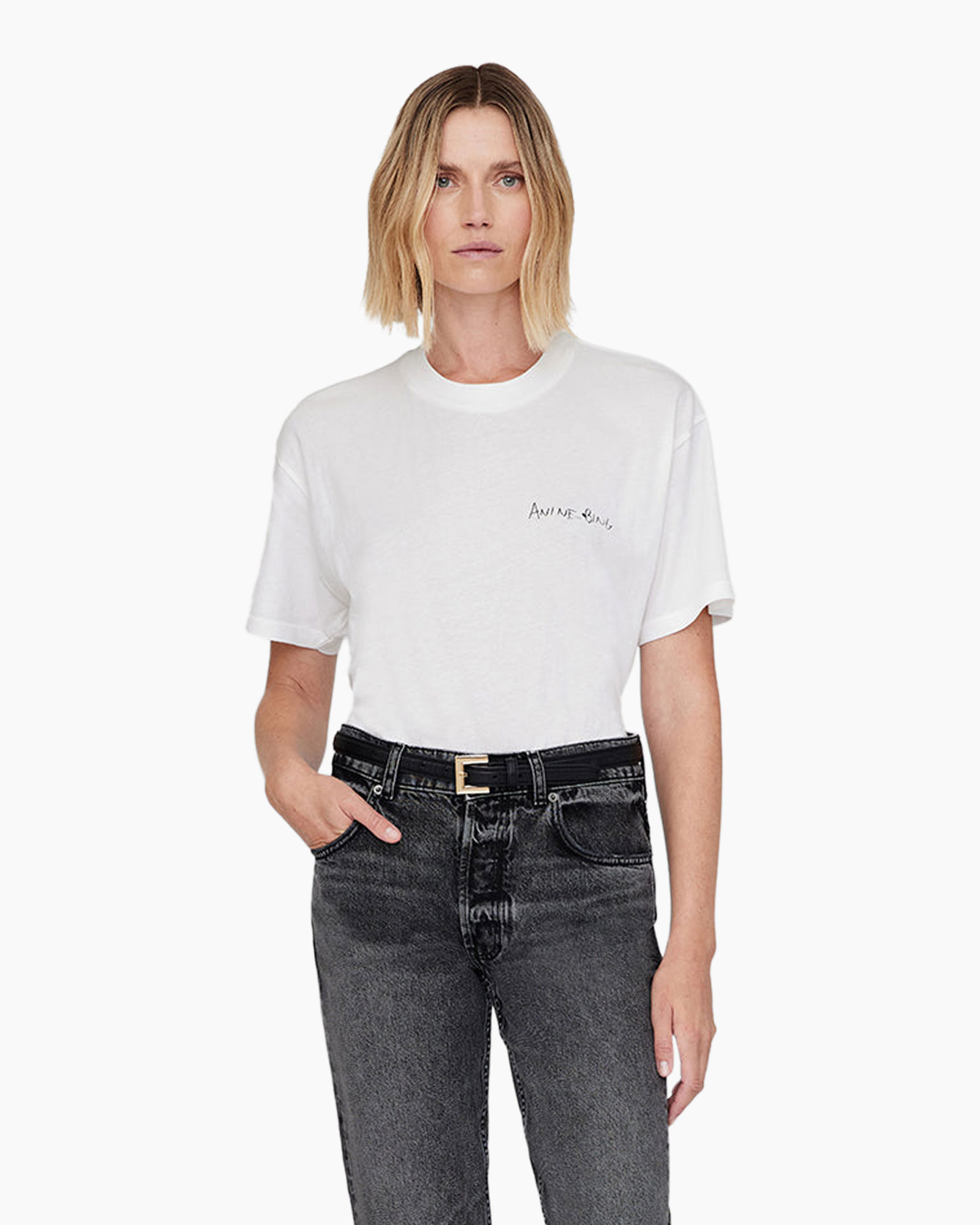 T-shirt Korte Mouw Walker Off White