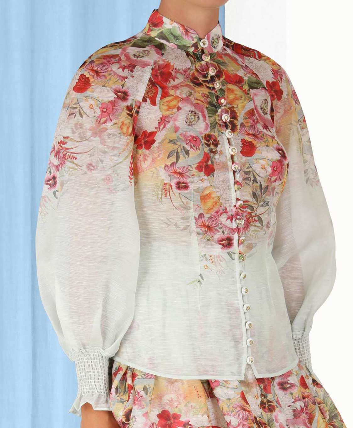 Zimmermann Blouse Wonderland Mint