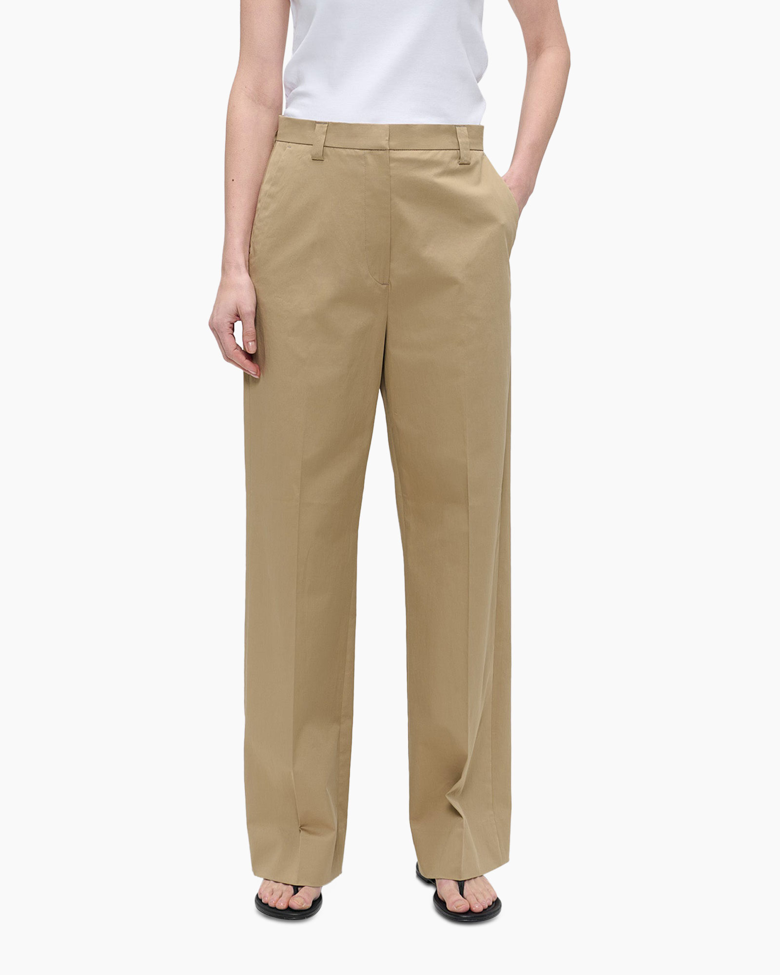 Pantalon Cotton Garbardine Kay Khaki