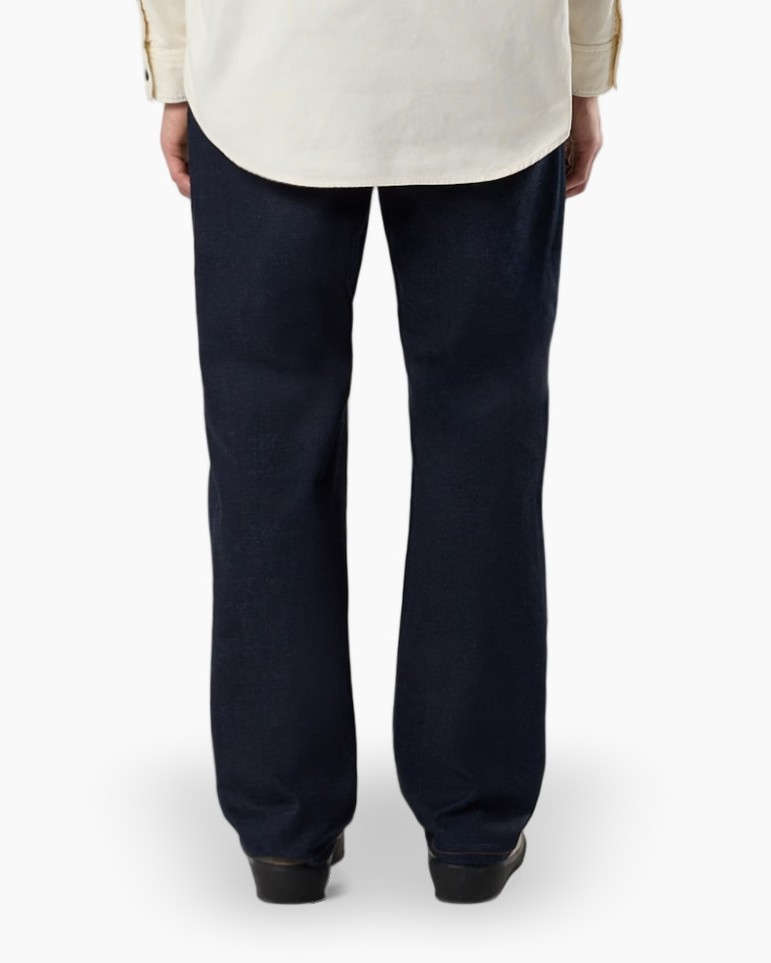 broek, broek/）, denim, donker, volledige lengte
