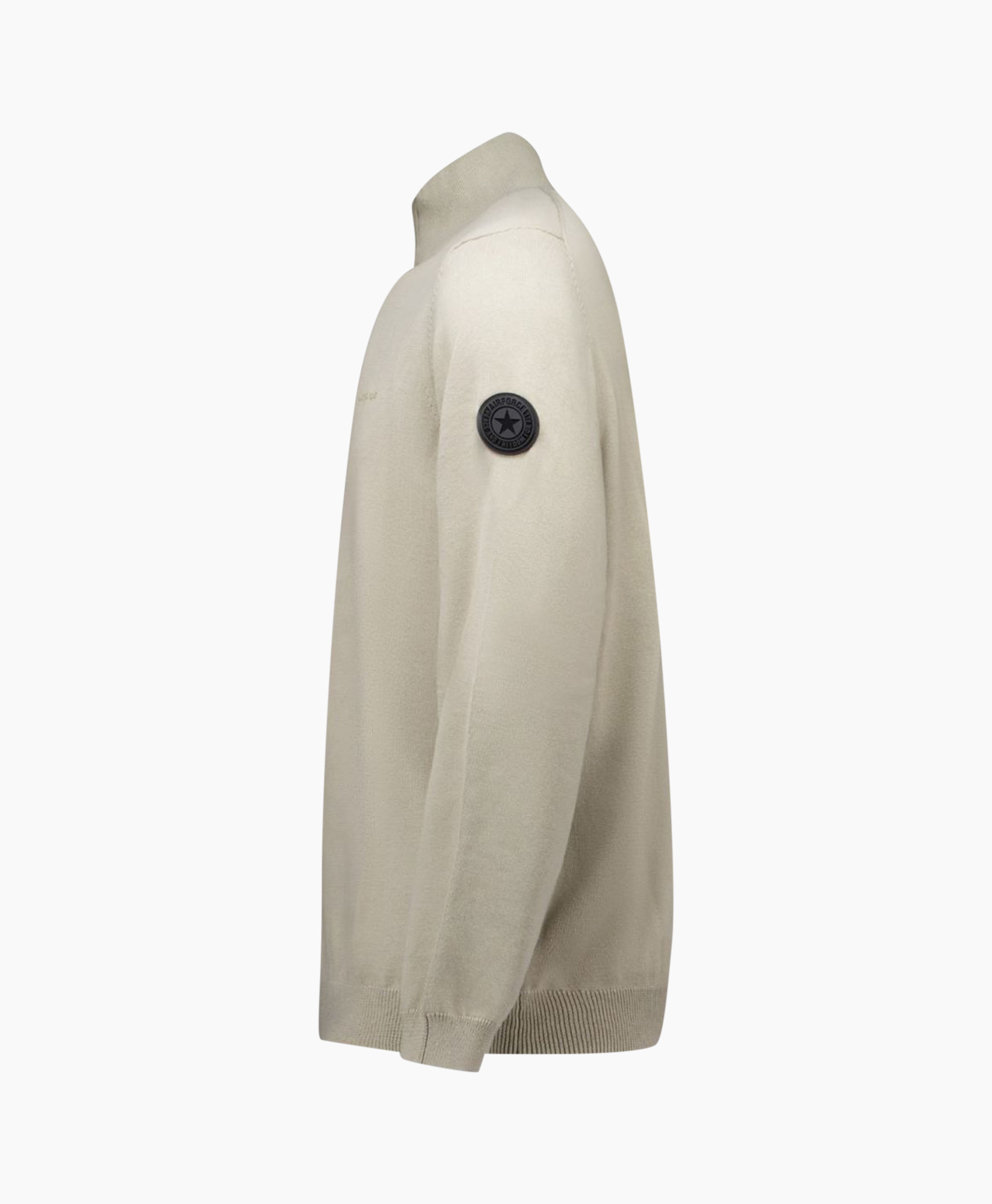Trui Knitwear Quarter Zip Grijs