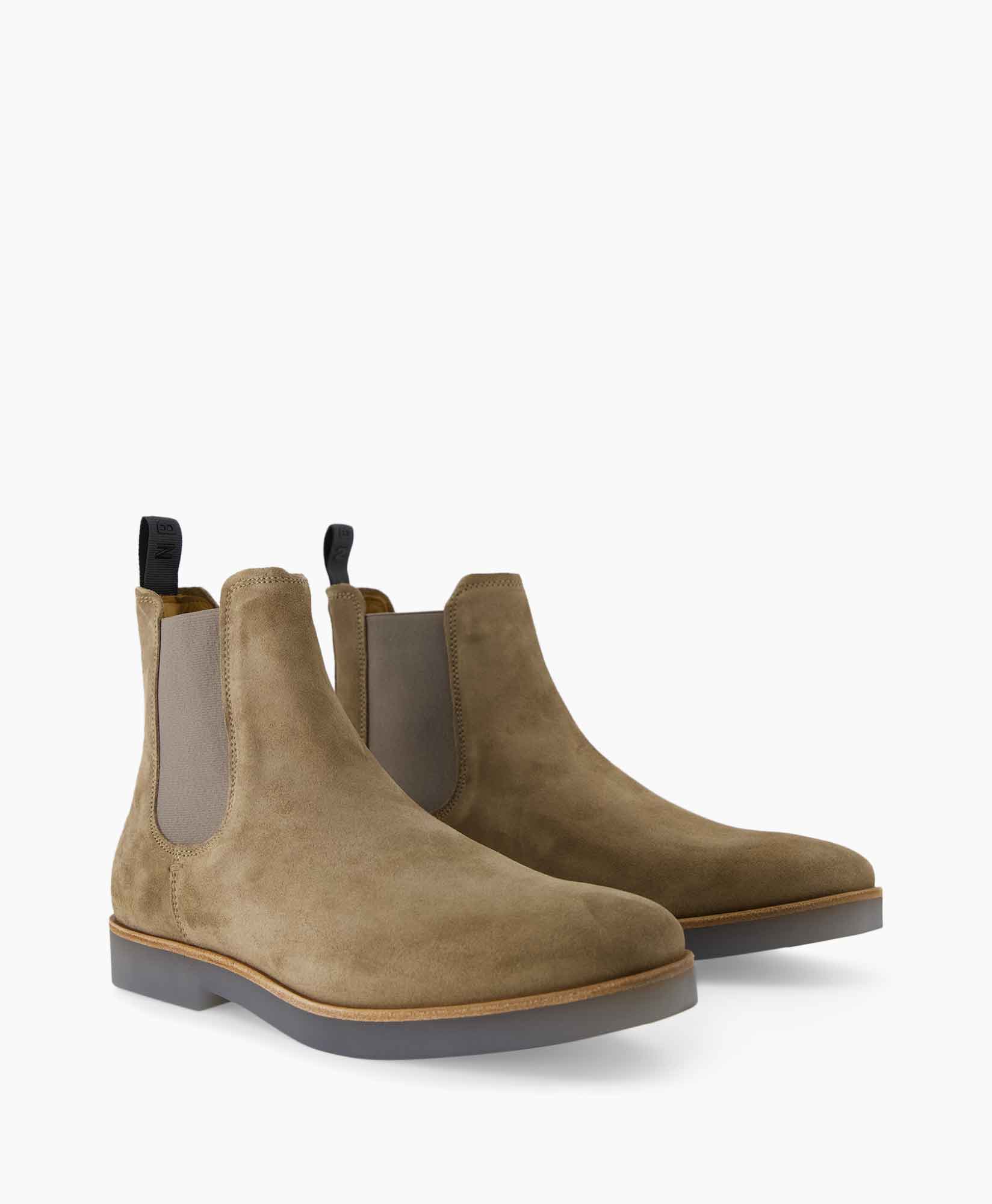 Chelsea Boot Logan Chelsea Suede Ii Taupe