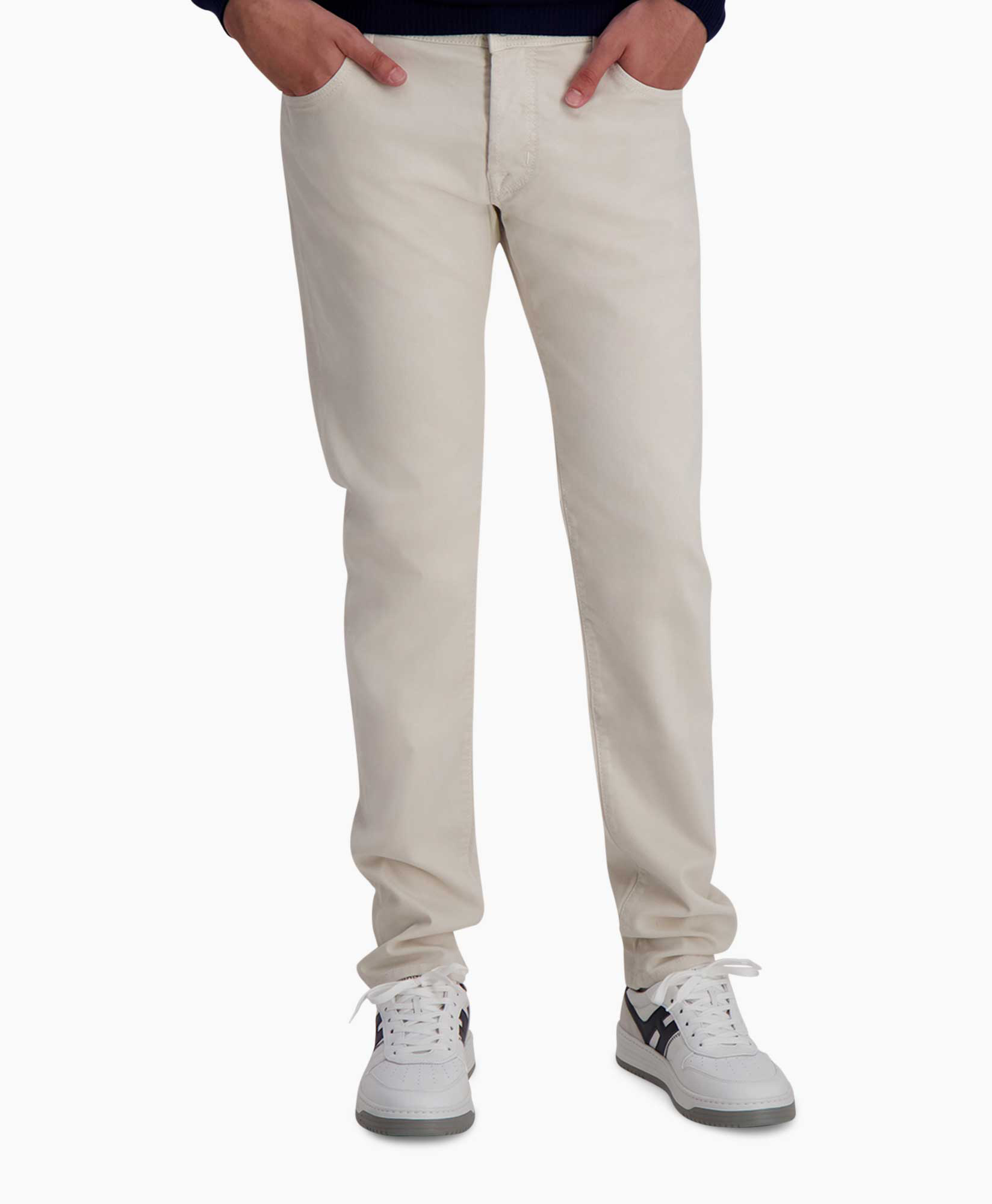 Pantalon Slim Fit Nick Off White