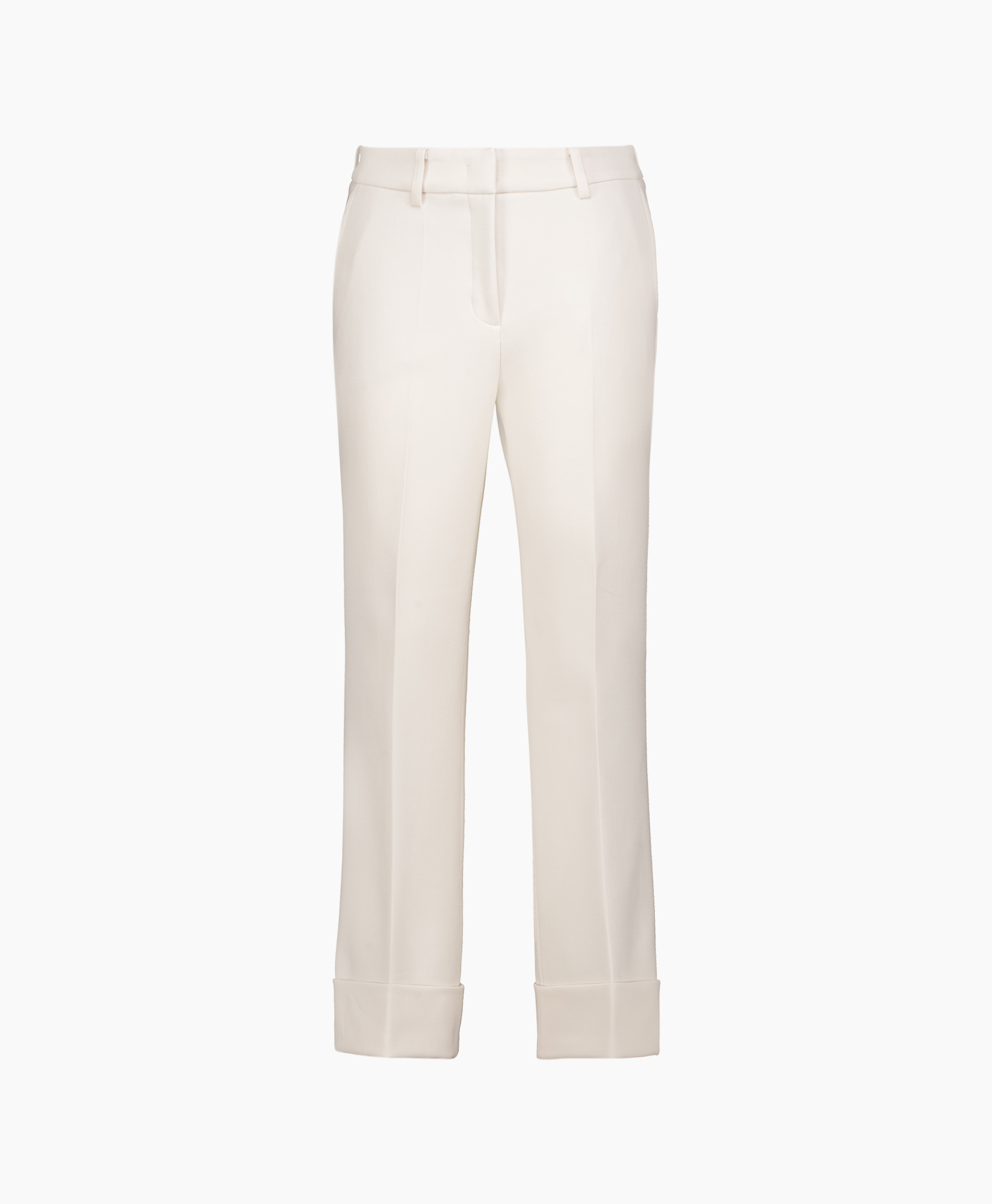 Pantalon France Cropped Licht Grijs