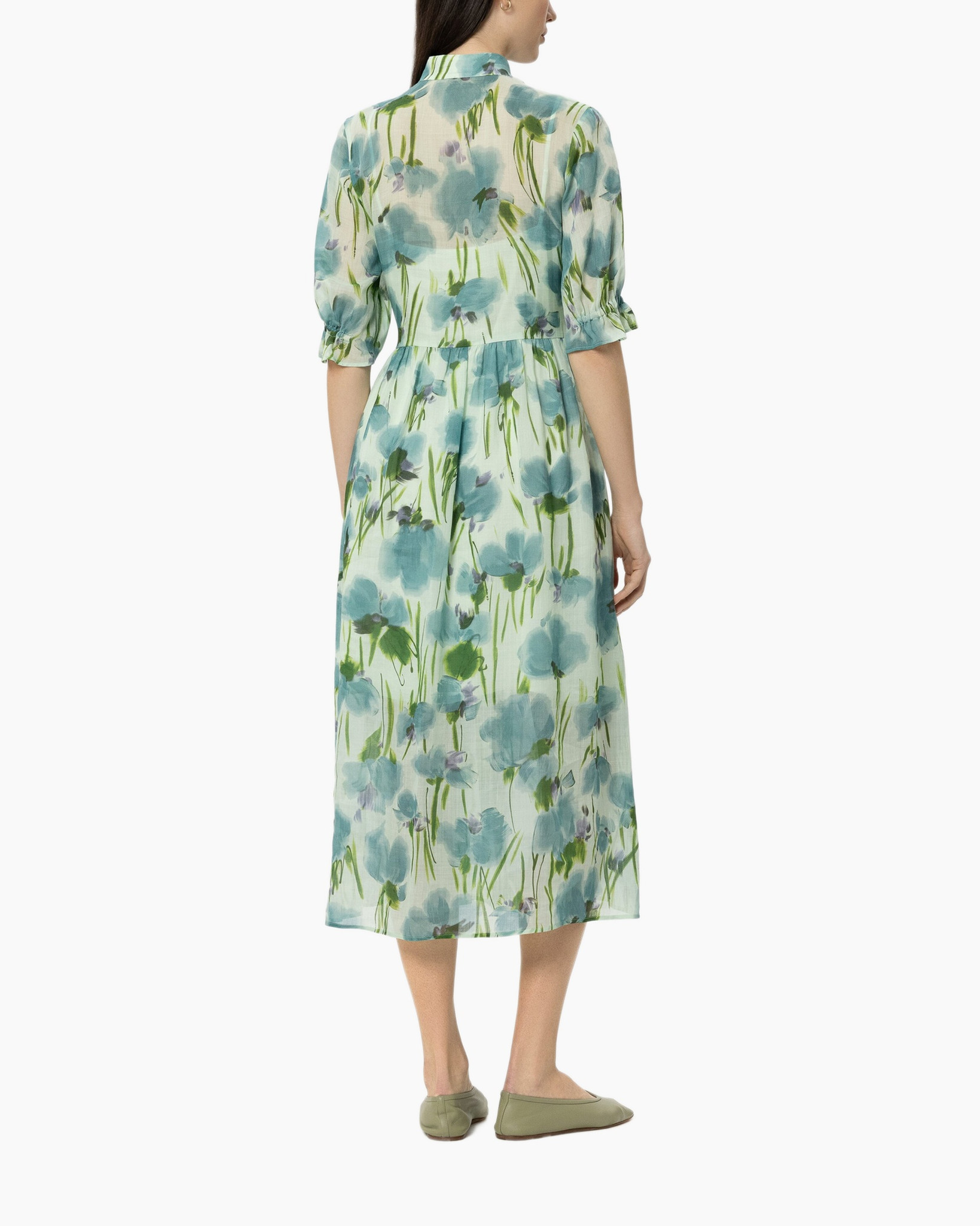 jurk, maxi jurk, bloemenprint, zonnekleed?, riem