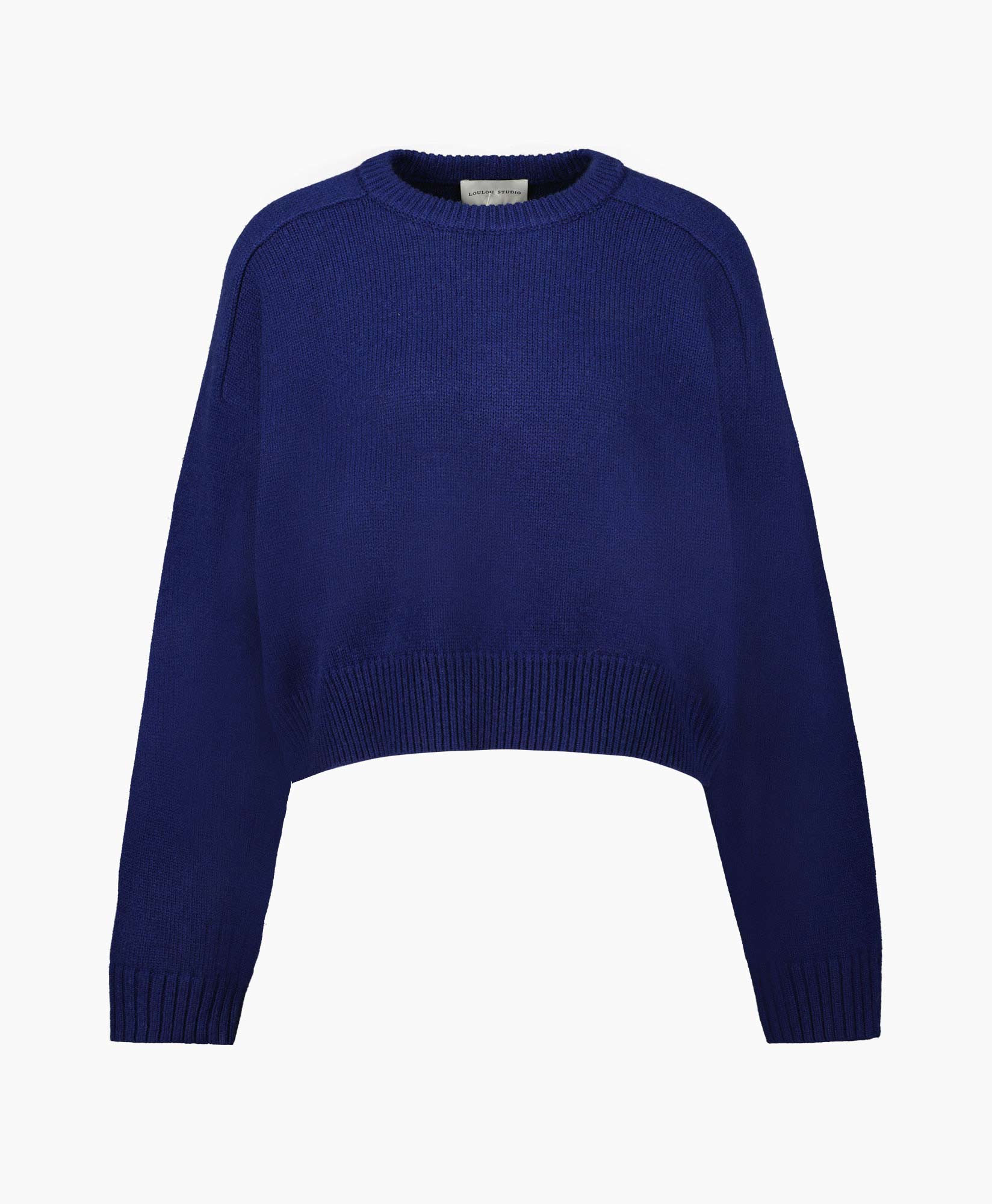 Loulou Studio Pullover Bruzzi Blauw