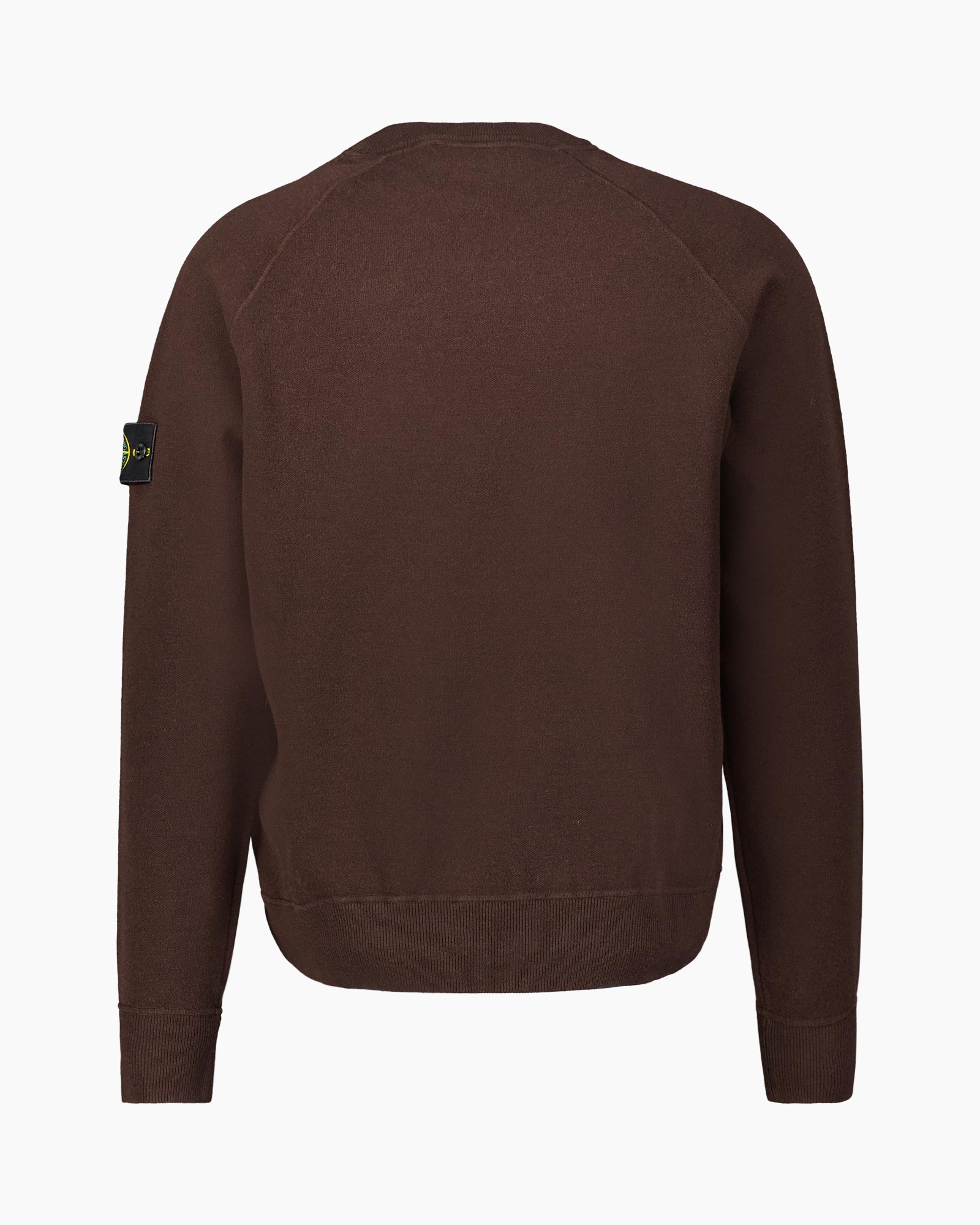 hoodie/sweatshirt, bruin, kraagloos?, langere mouwen, overheerste pull?