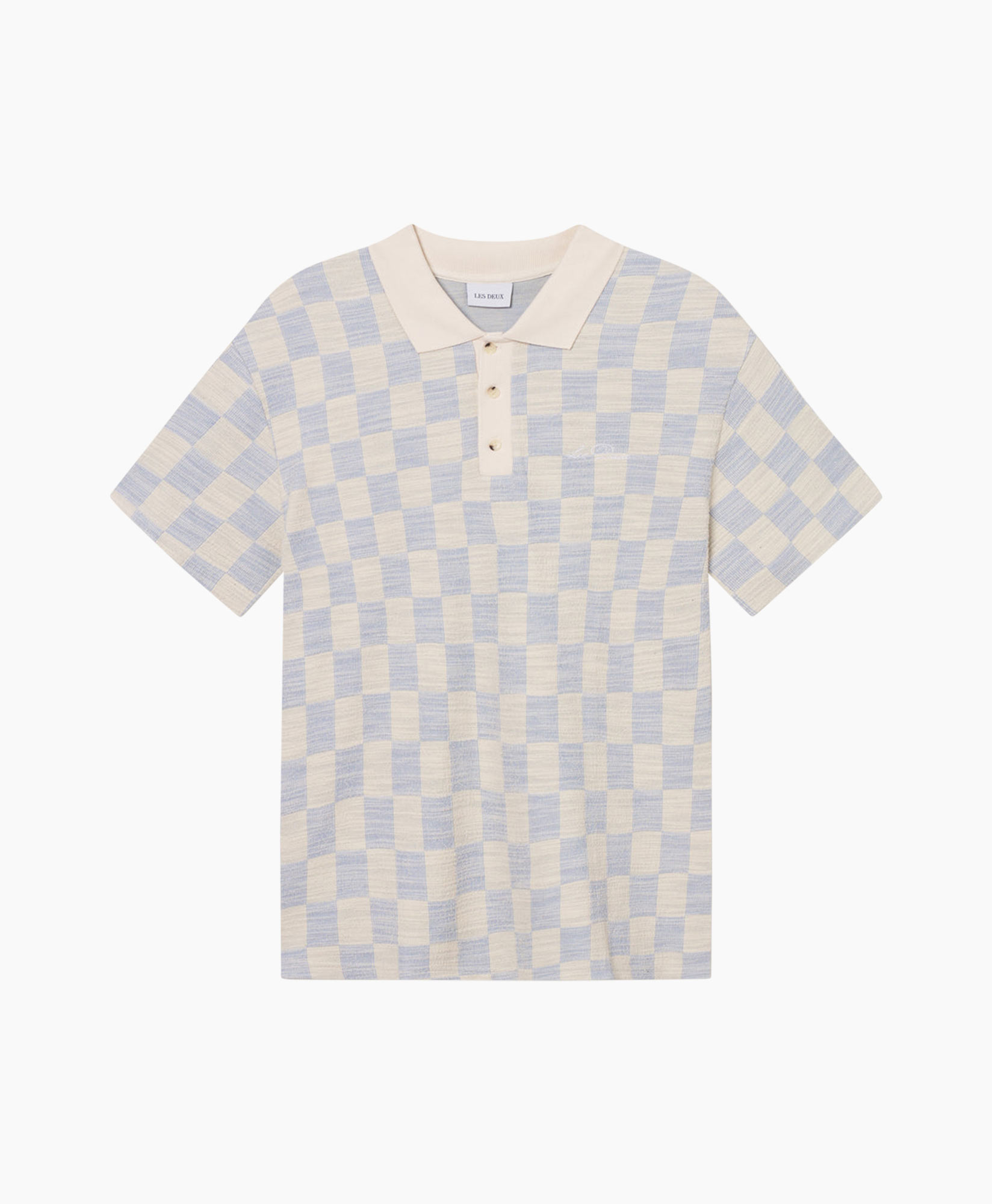 Polo Branson Jersey Jacquard Ivoor / Naturel
