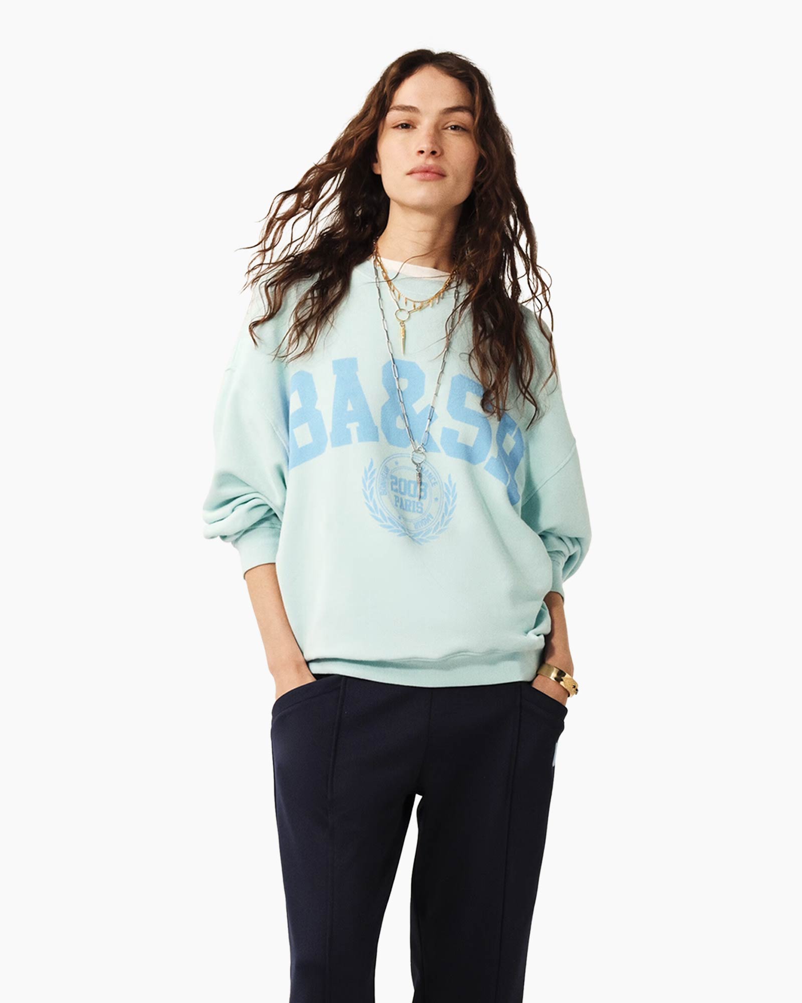 Sweater Benjamin Licht Blauw